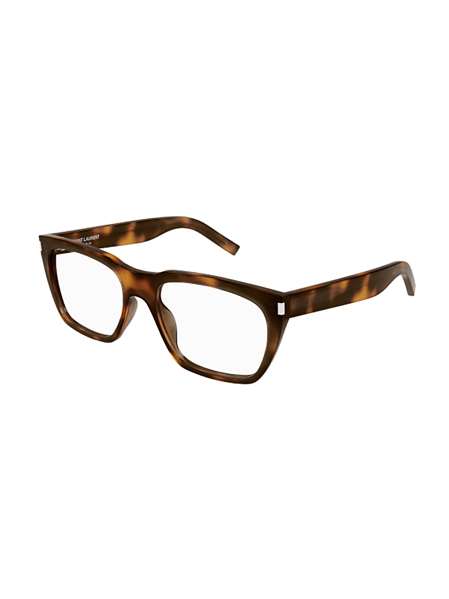 Shop Saint Laurent Sl 598 Opt Eyewear In Havana Havana Transpa