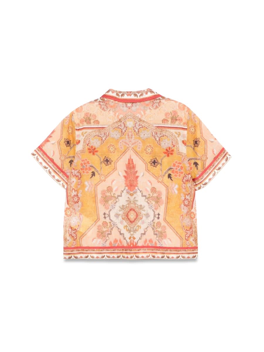 Shop Zimmermann Wylie Pocket Shirt In Multicolour