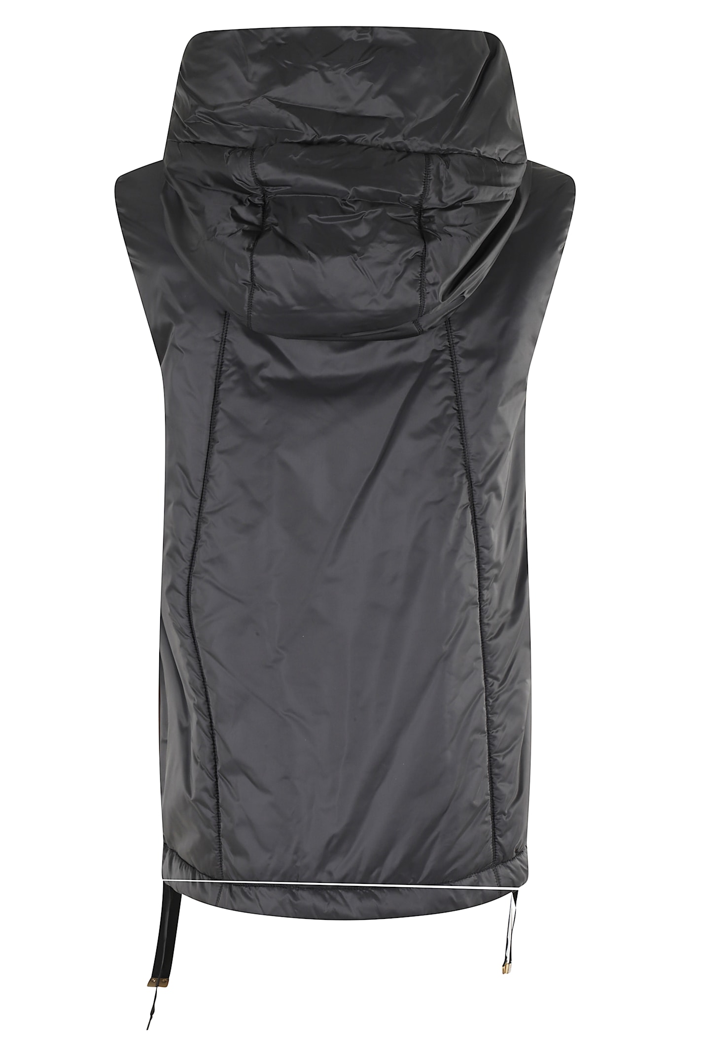 Max Mara The Cube Greengo Sleeveless Jacket In Black