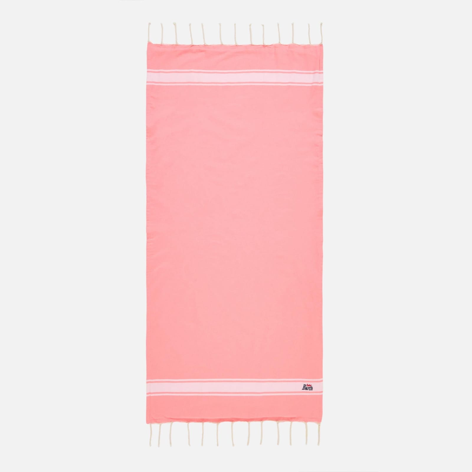 Mc2 Saint Barth Fluo Pink Fouta Doubled With Sponge