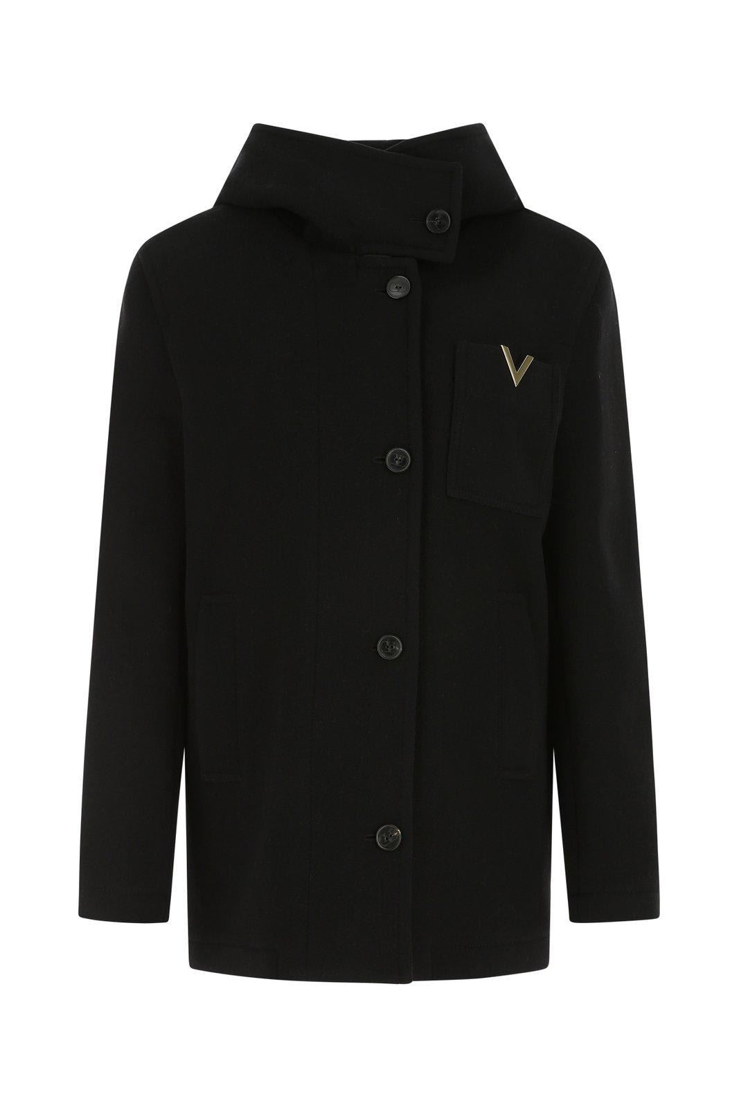 Valentino Vlogo Signature Long-sleeved Coat