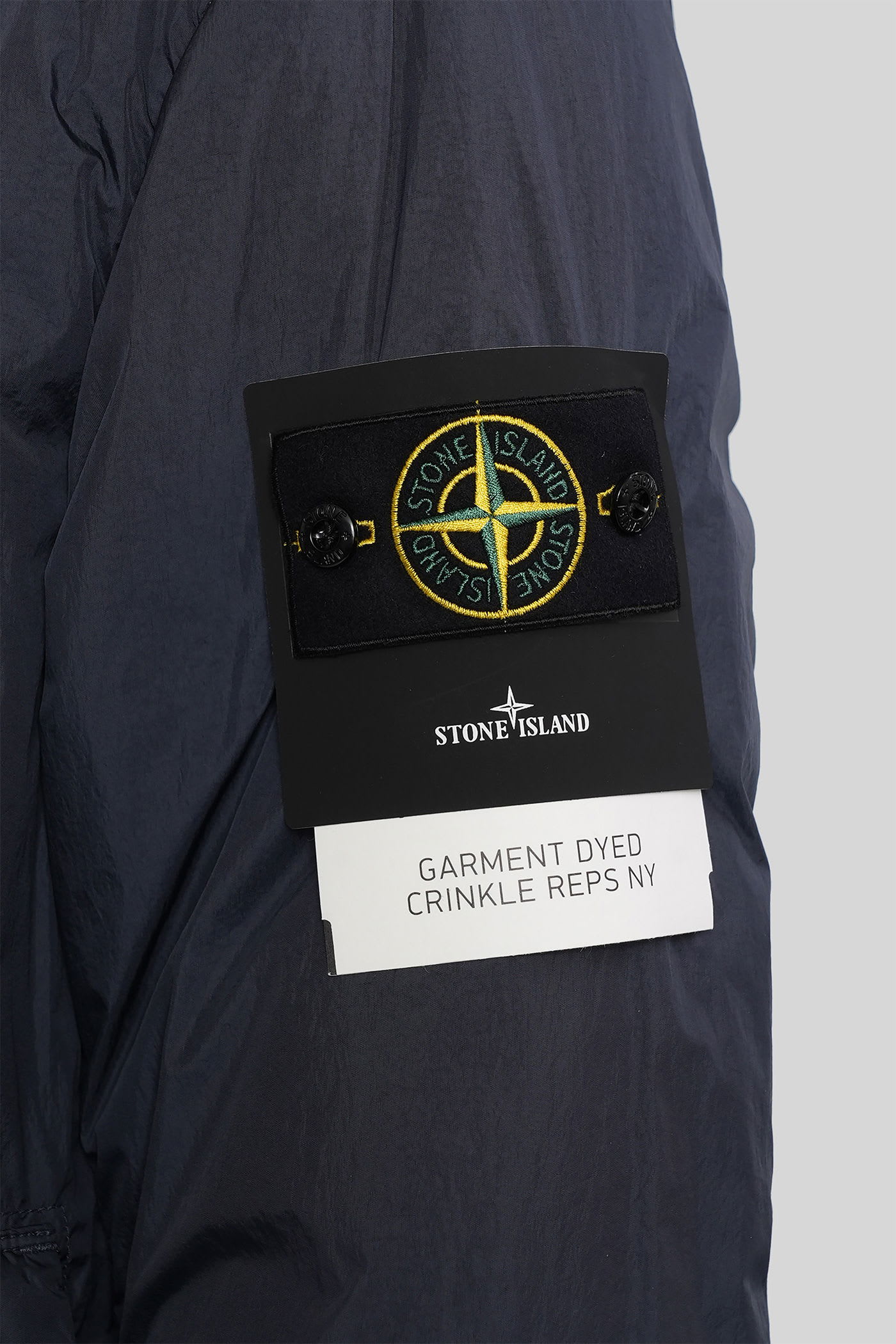 Stone Island Padded Jacket With Drip-proof And Wind-resistant In Blue