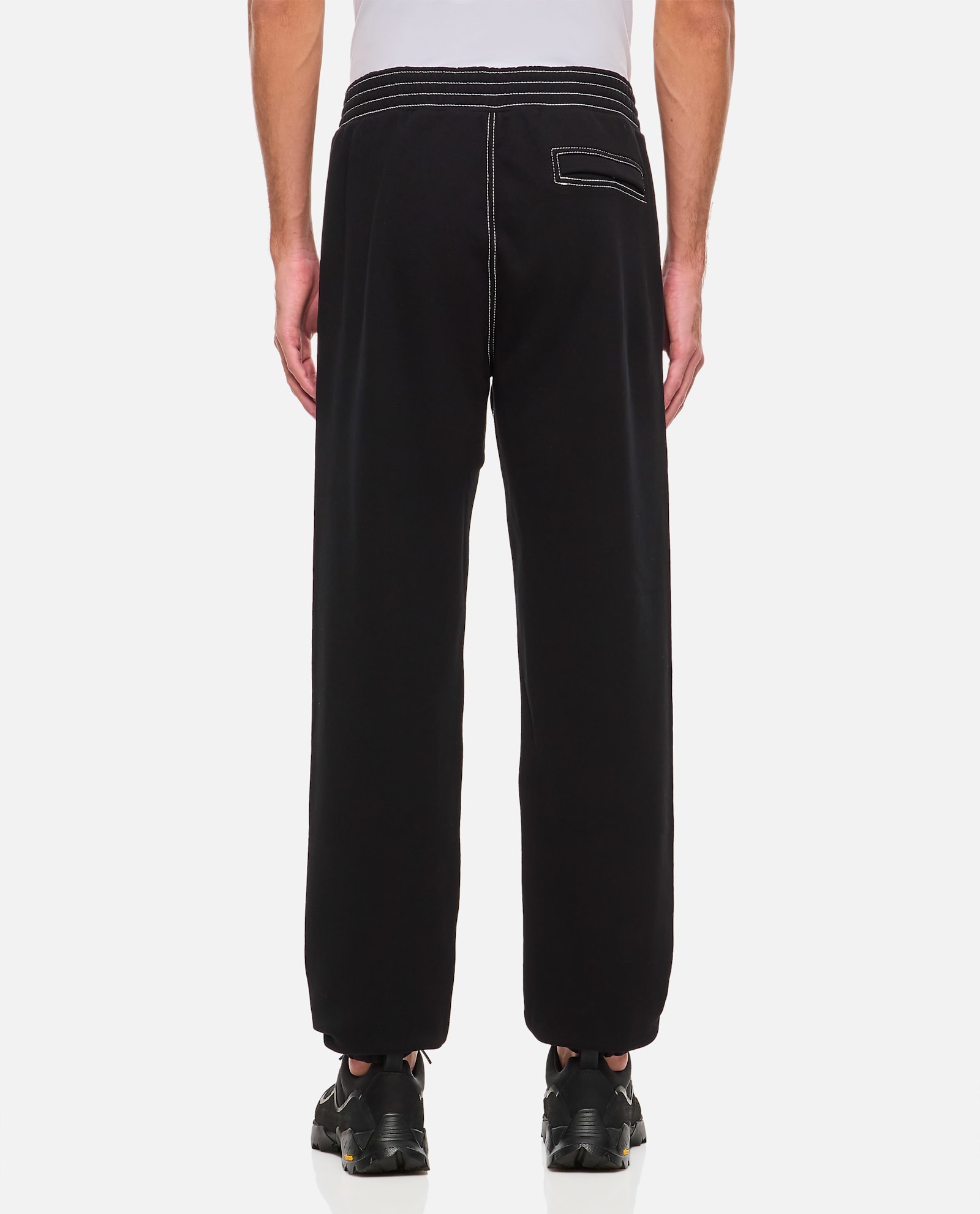 Givenchy Black Trousers With Drawstring Closure In Black