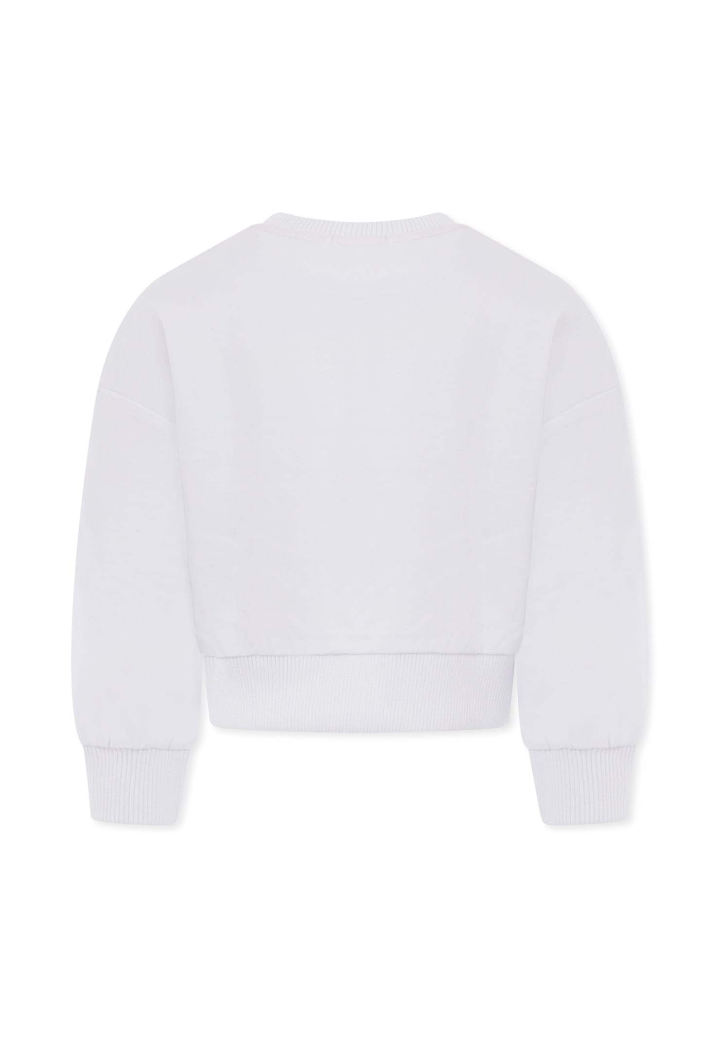 Billieblush Girls White Cotton Campervan Sweatshirt In White