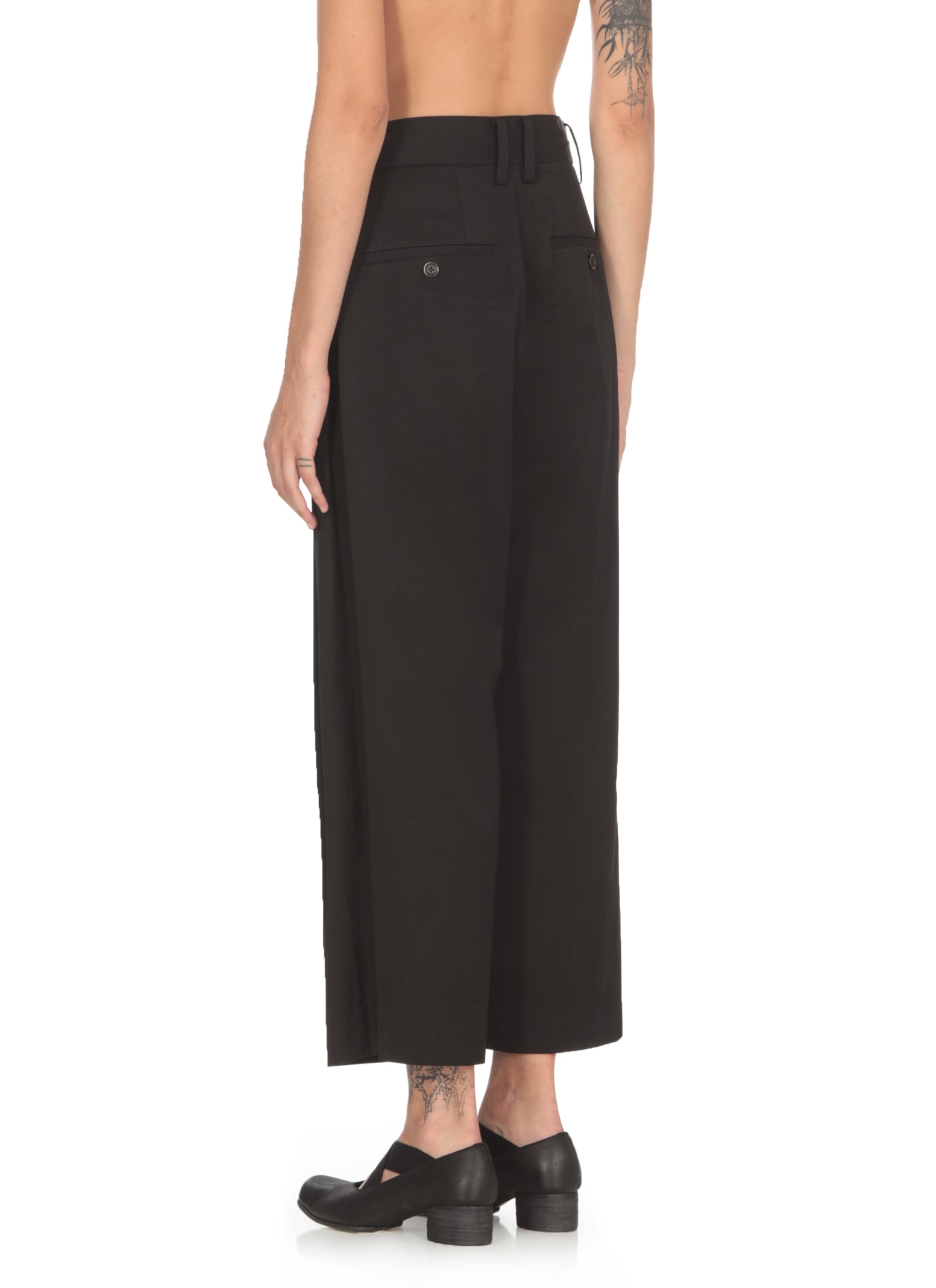 Shop Uma Wang Pudding Pants In Black