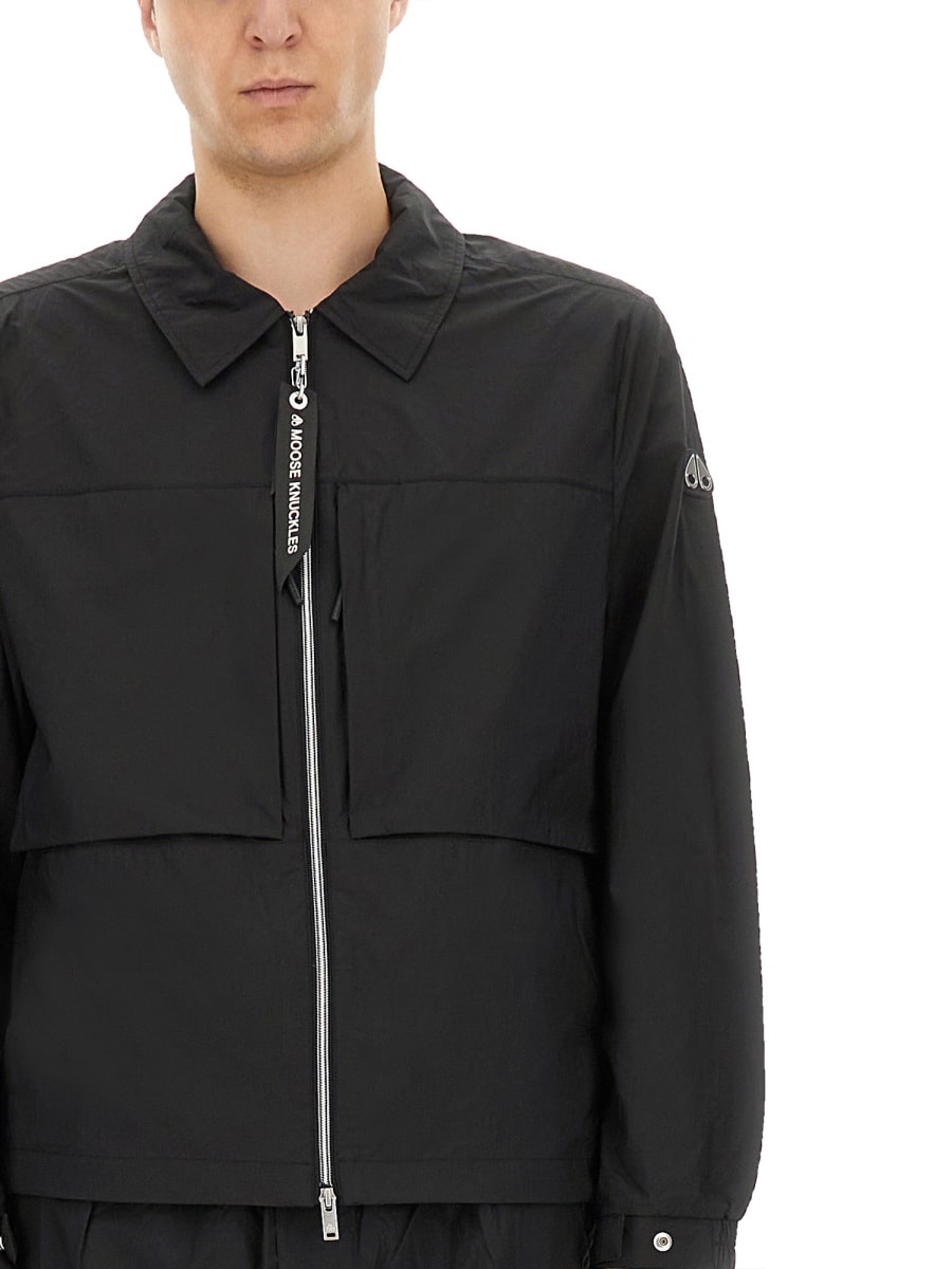 Moose Knuckles Men Waverly Shirt Jacket In Black