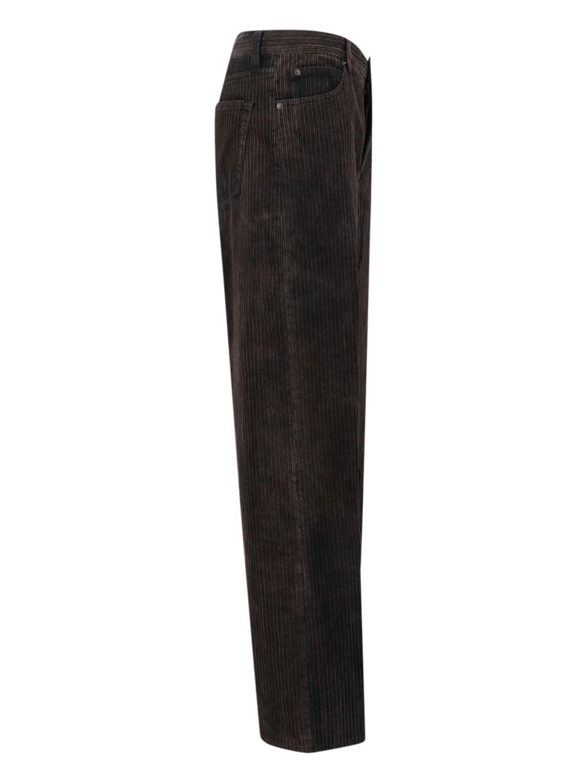 Frame Corduroy Loose Pants In Brown