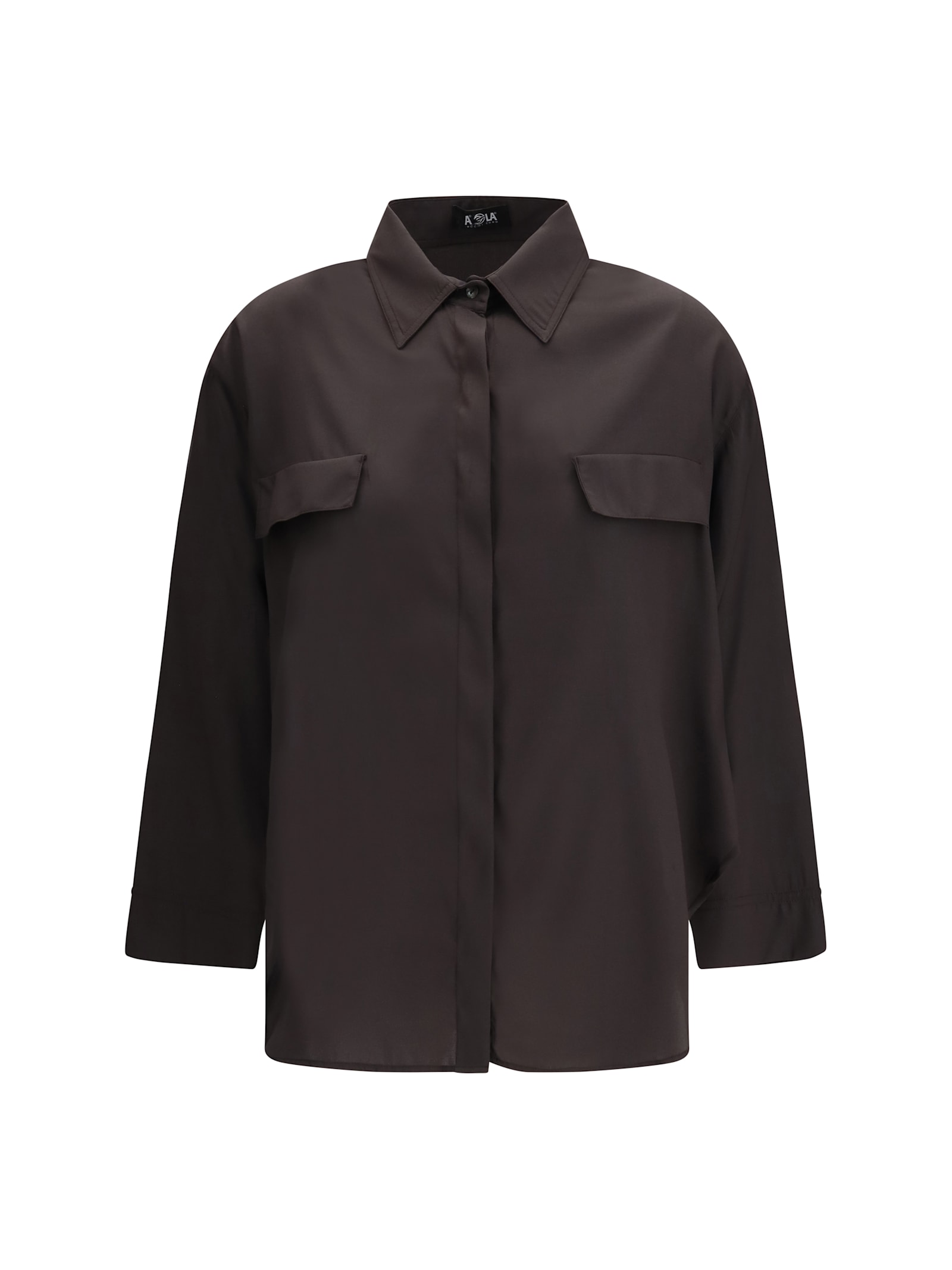 Ella Flared Shirt In Silk