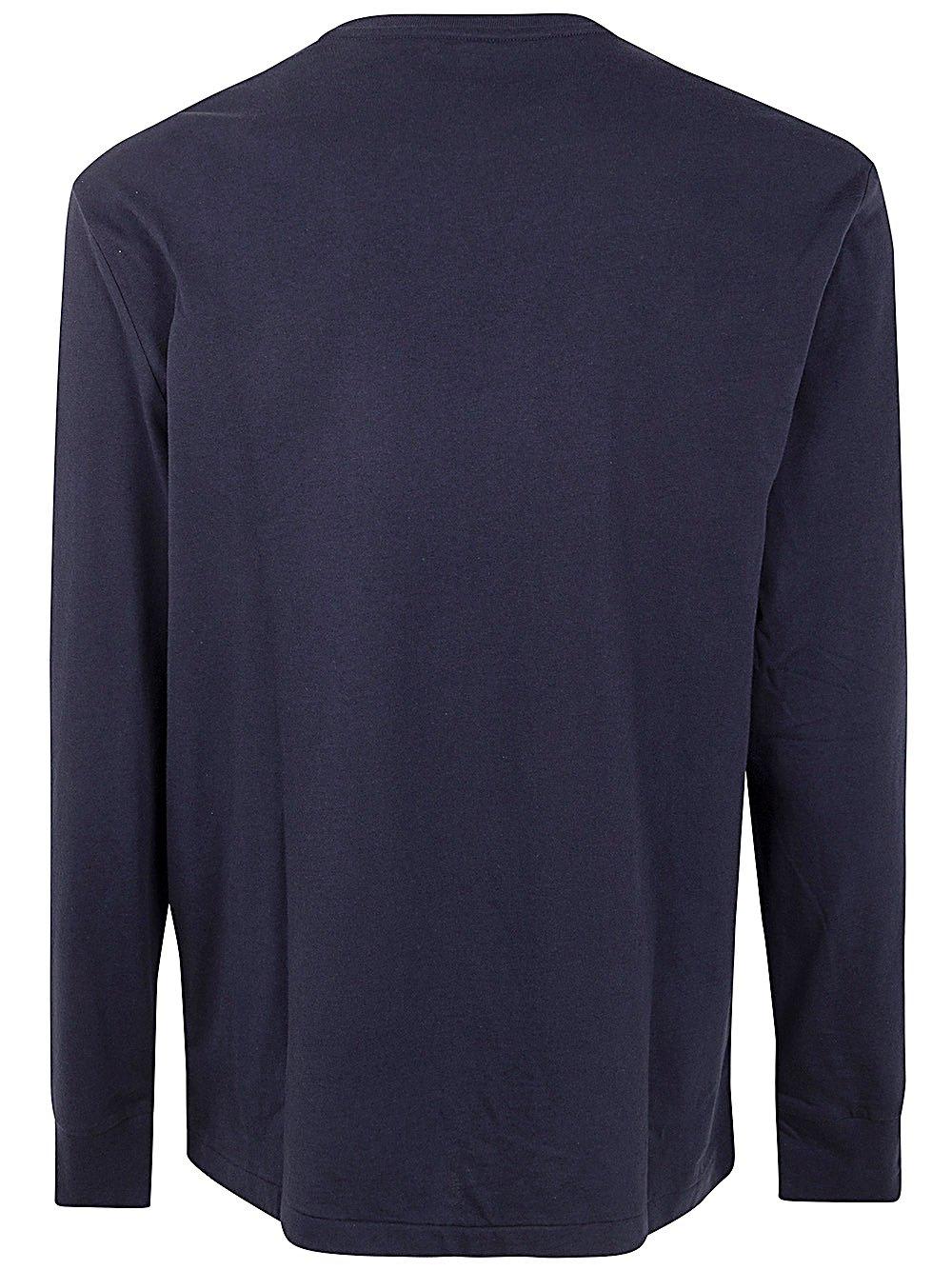 Shop Ralph Lauren All Fits Jersey Long-sleeved T-shirt In Ink