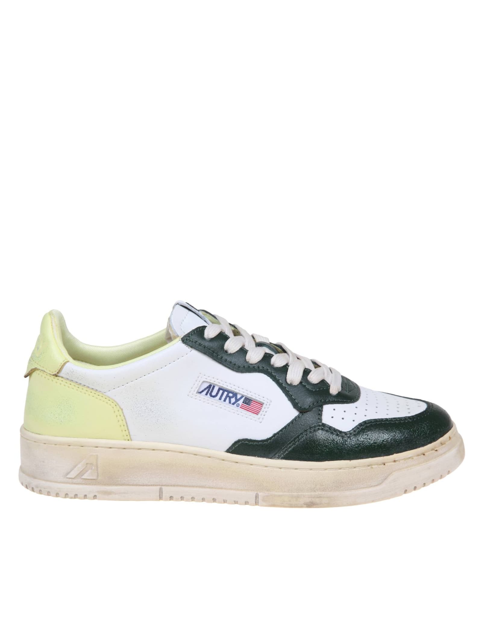 Shop Autry Sneakers In Super Vintage Leather In Multicolor