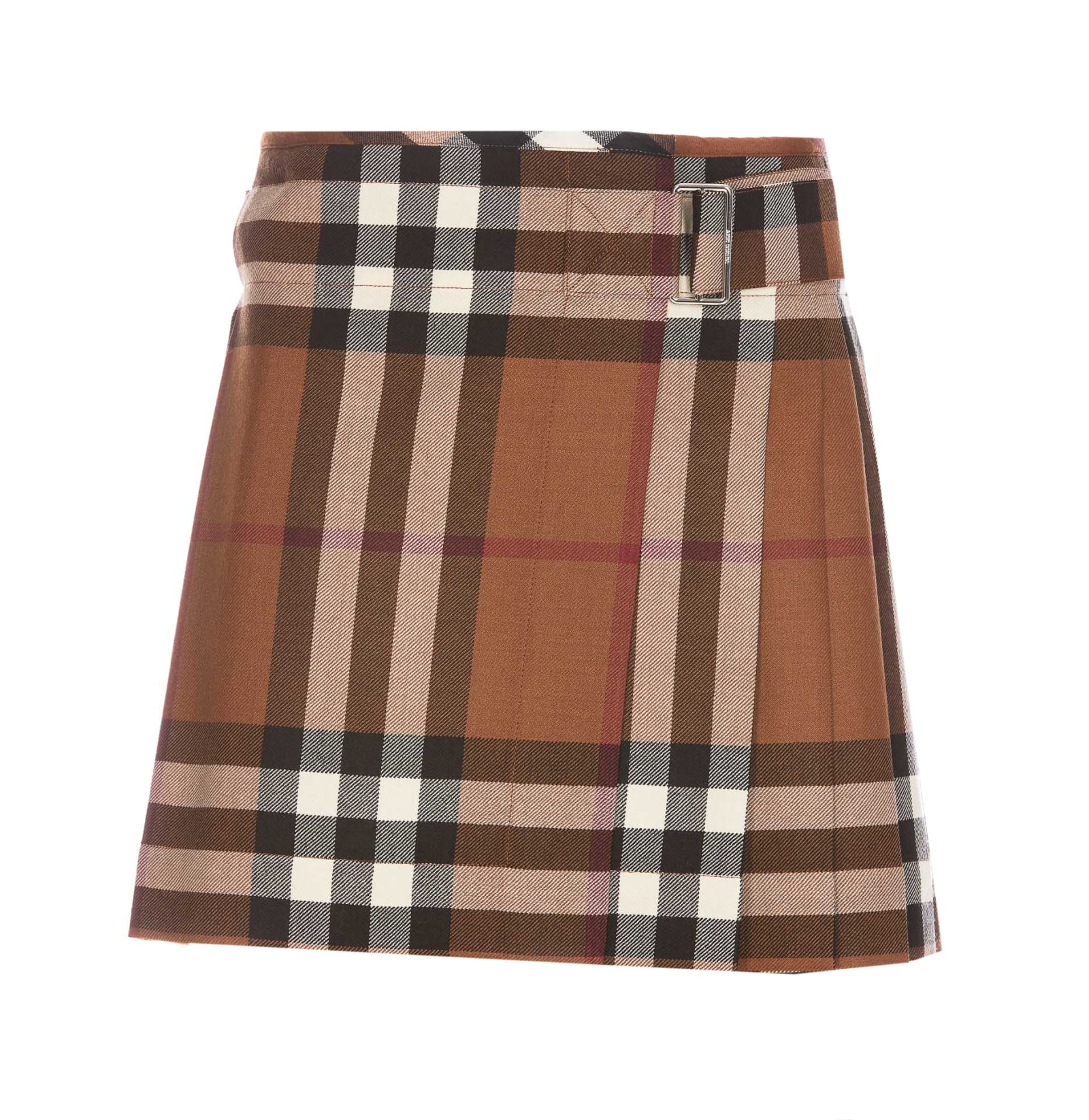 Burberry Micaela Skirt Exaggerated Check All Over