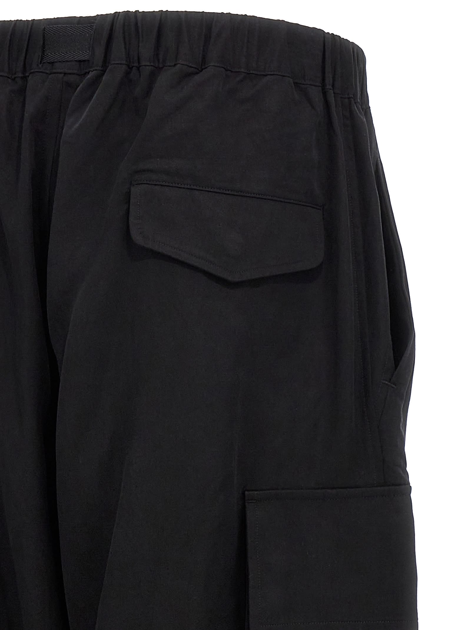 Shop Y-3 Cargo Pants In Black