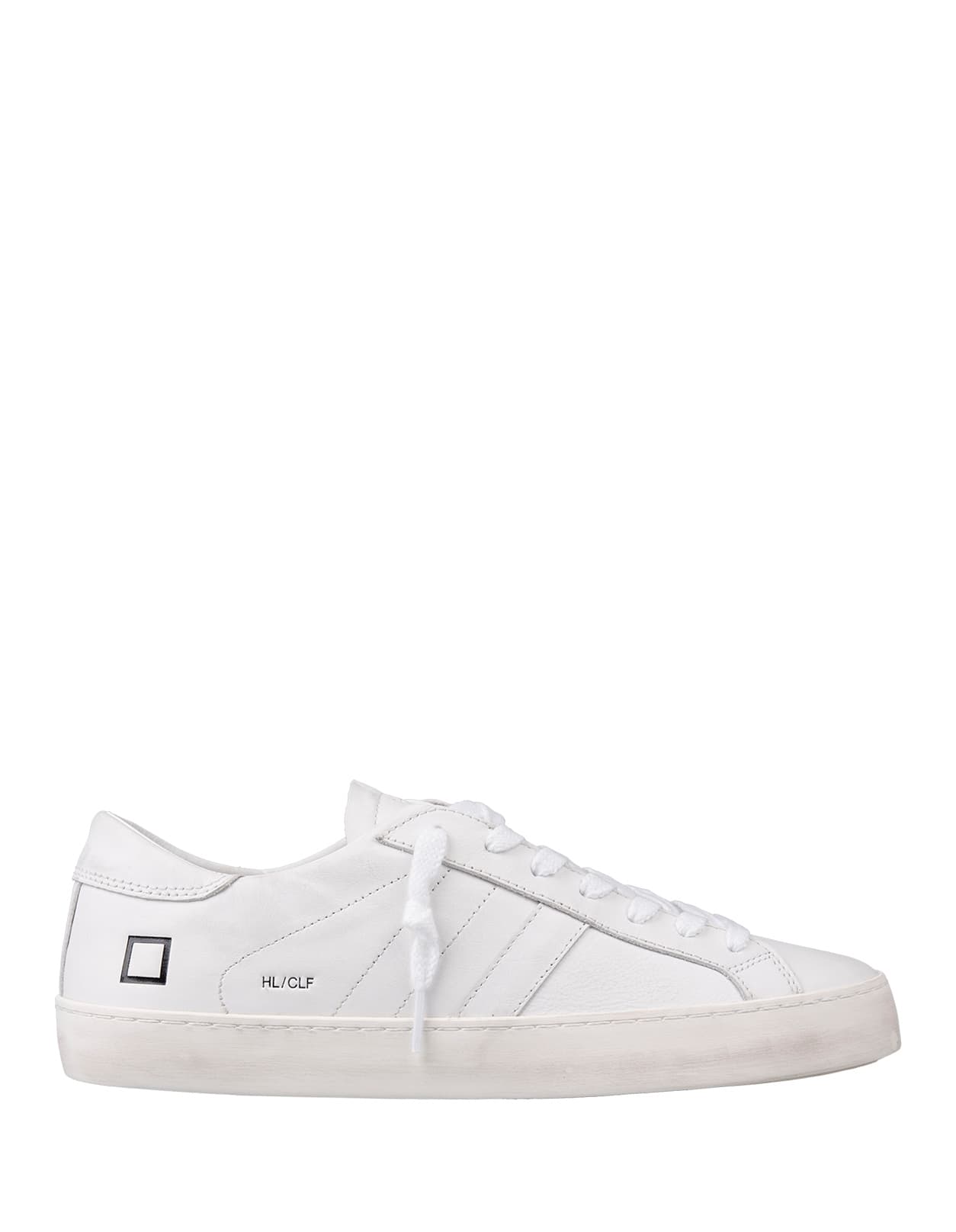 D. A.T. E. Hill Low Sneakers In White Leather