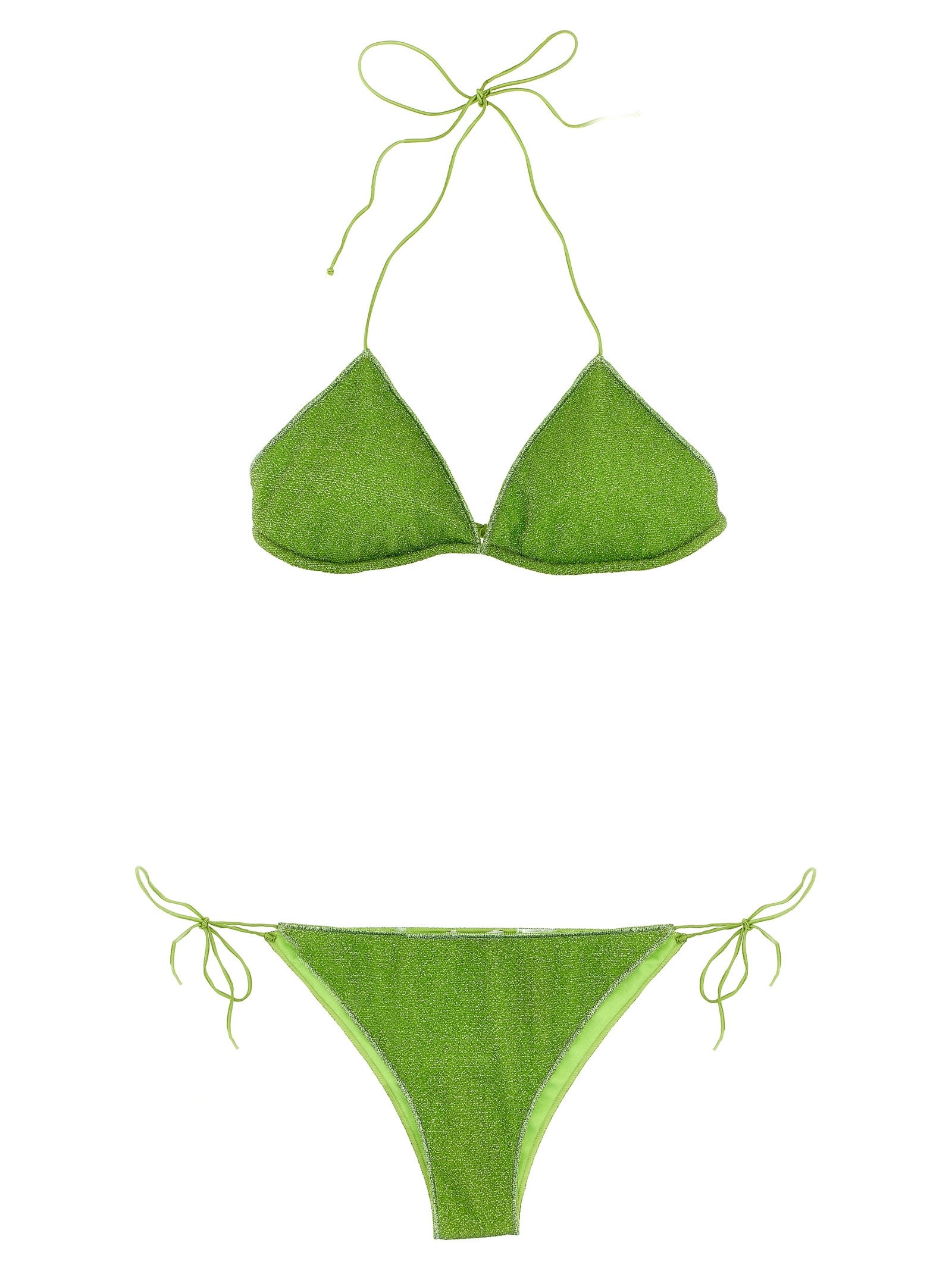 Shop Oseree Lumiere Swimsuit In Green