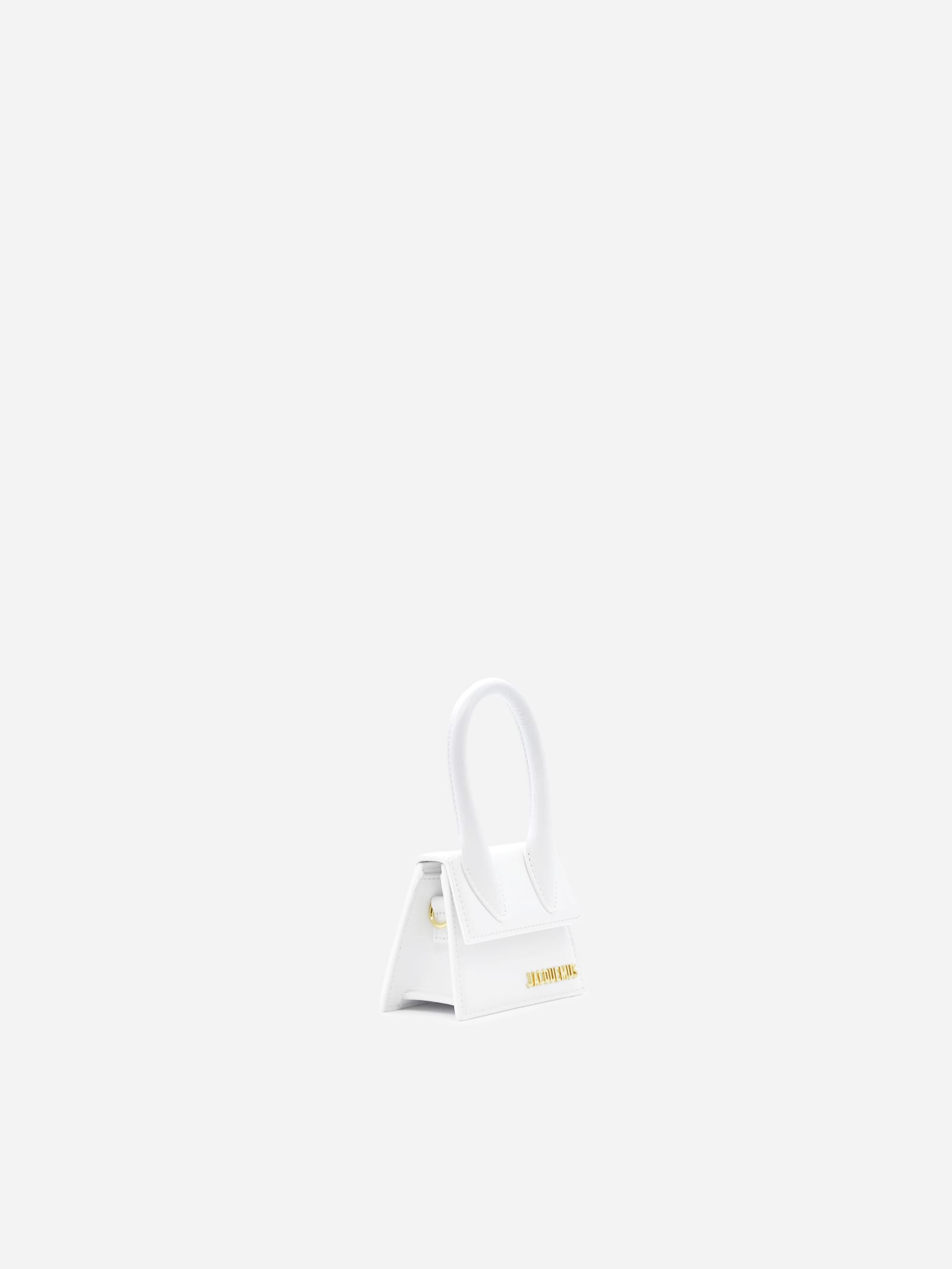 Shop Jacquemus Le Chiquito Mini Leather Bag In White