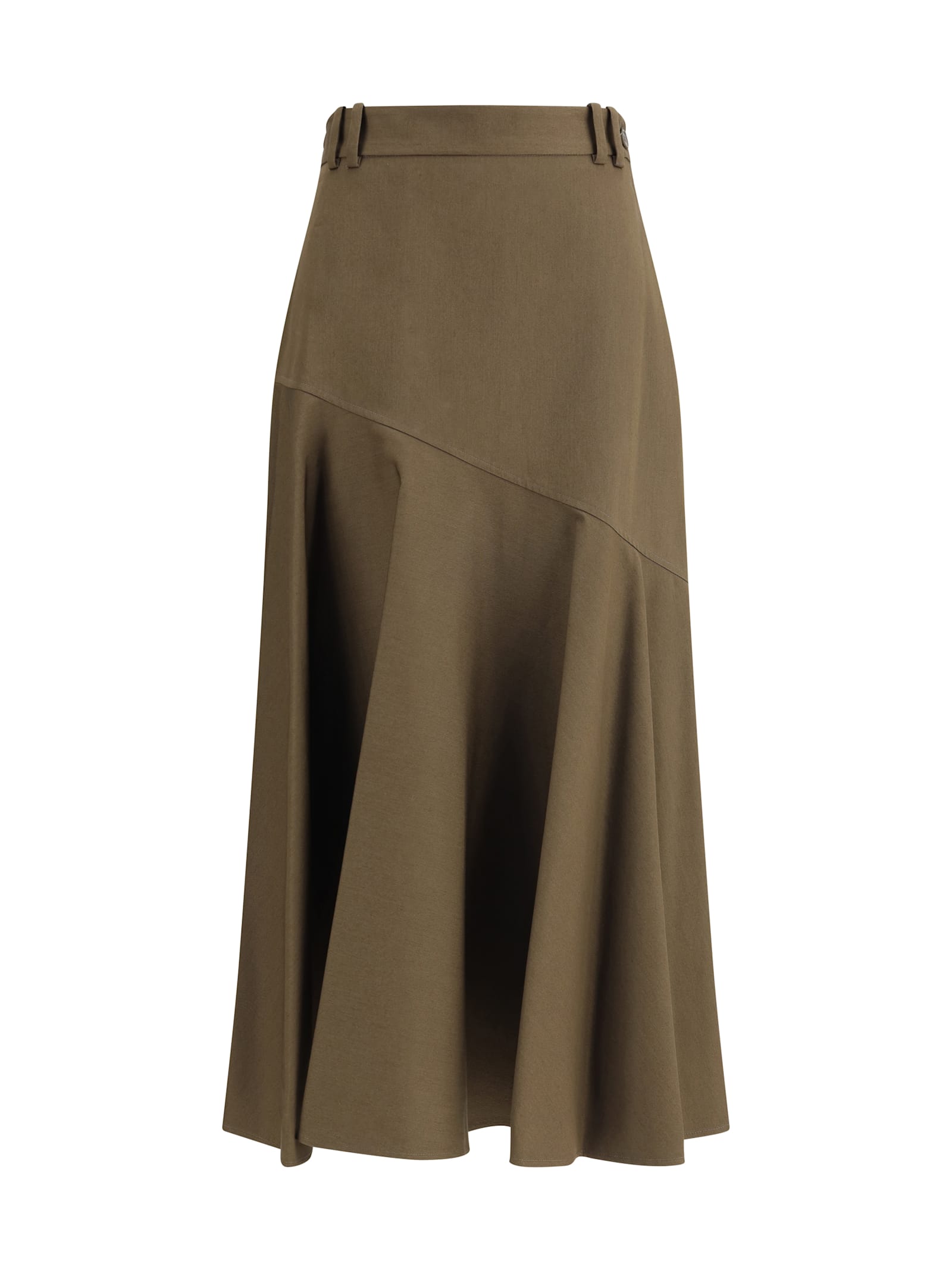 P.a.r.o.s.h P. A.r. O.s. H. Midi Skirt In Brown
