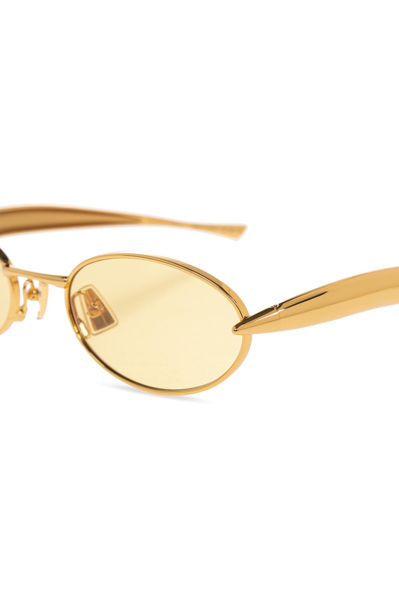 Bottega Veneta Sunglasses In Yellow