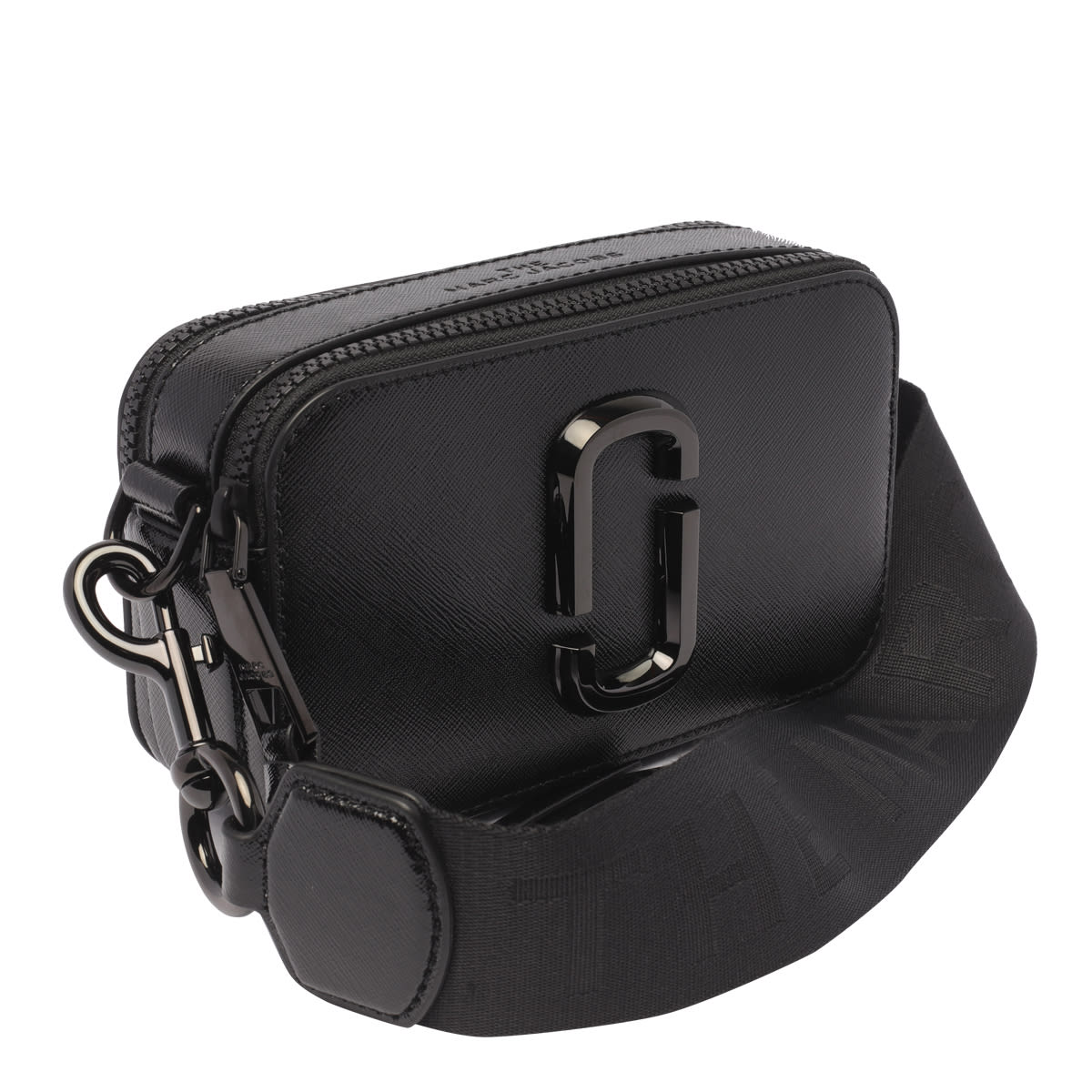 Shop Marc Jacobs The Snapshot Crossbody Bag In Black
