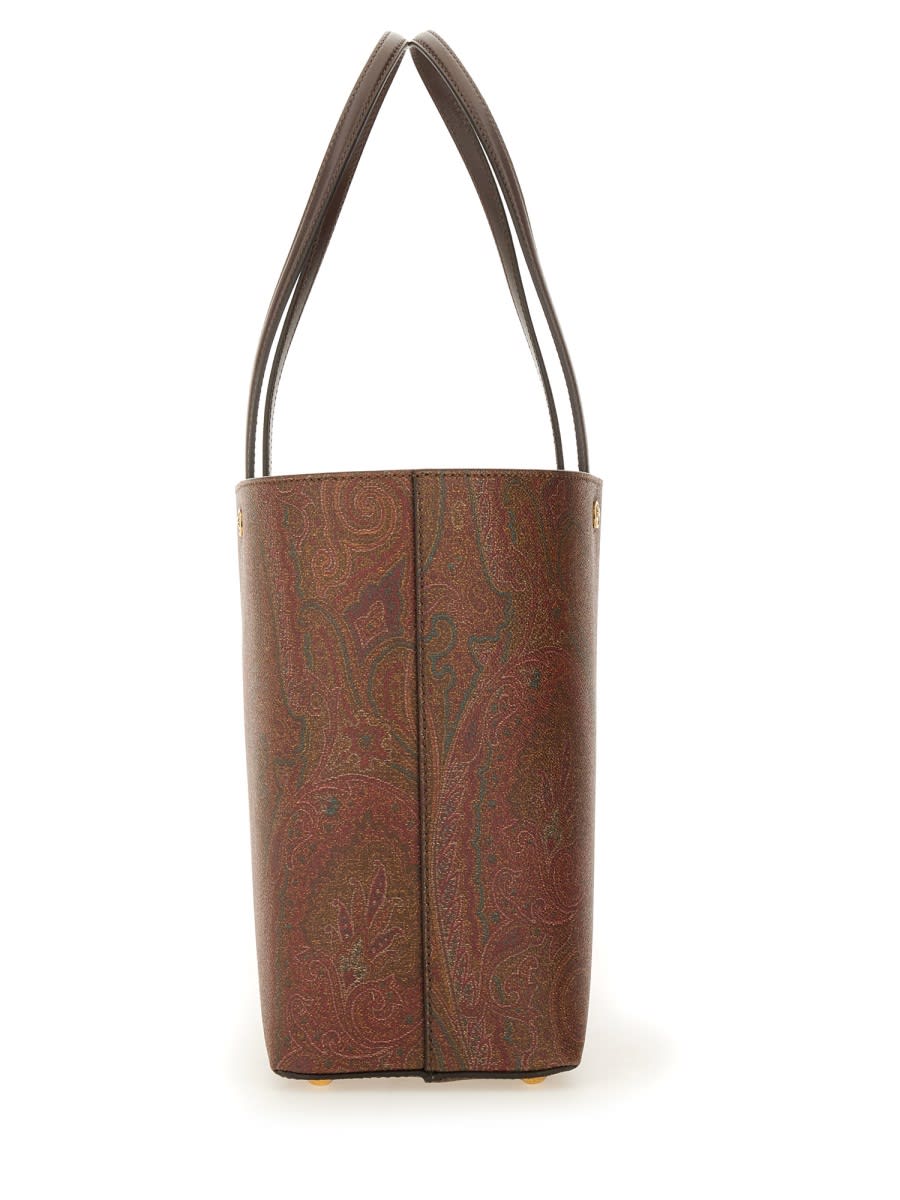 Shop Etro Paisley Bag. In Brown