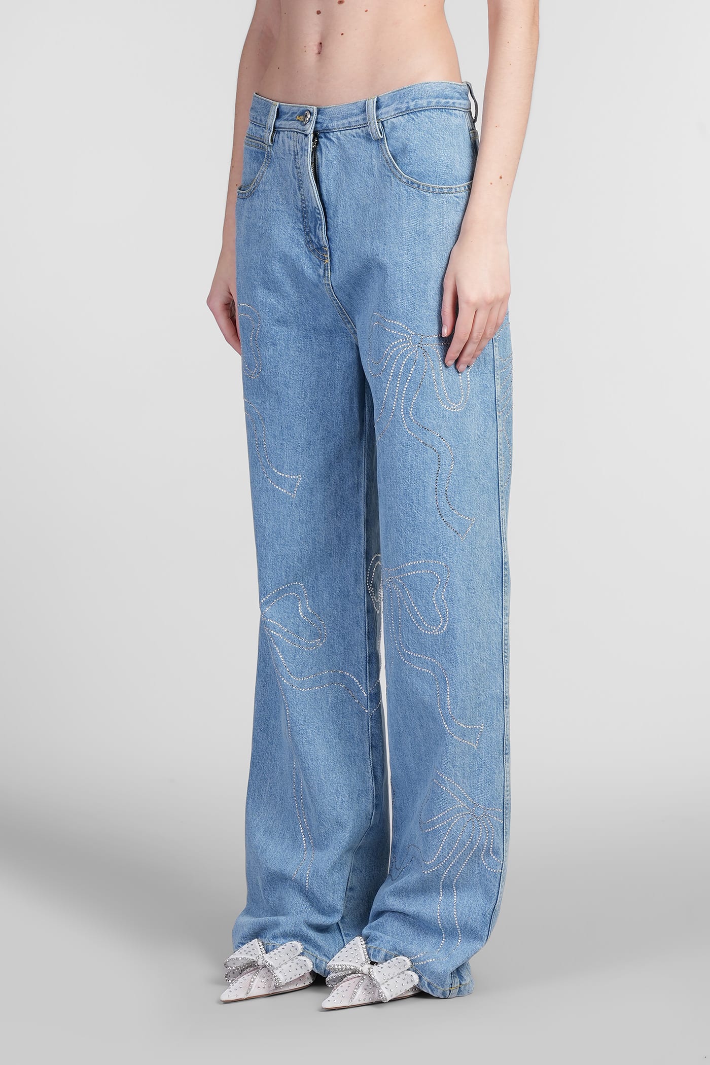 Mach &amp; Mach Jeans In Blue Denim