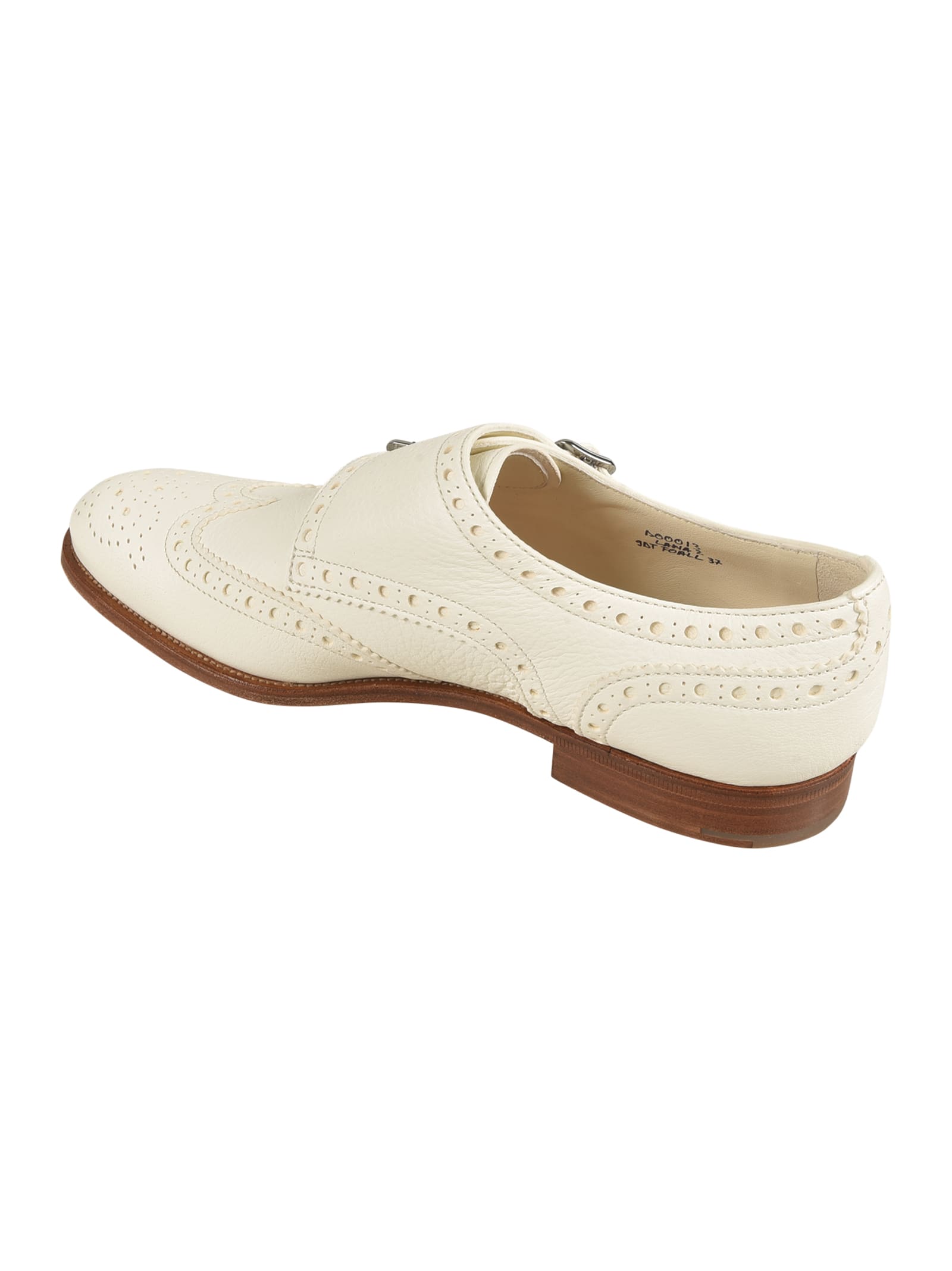 Church's Buckle Wrap Derby Shoes In Ivory