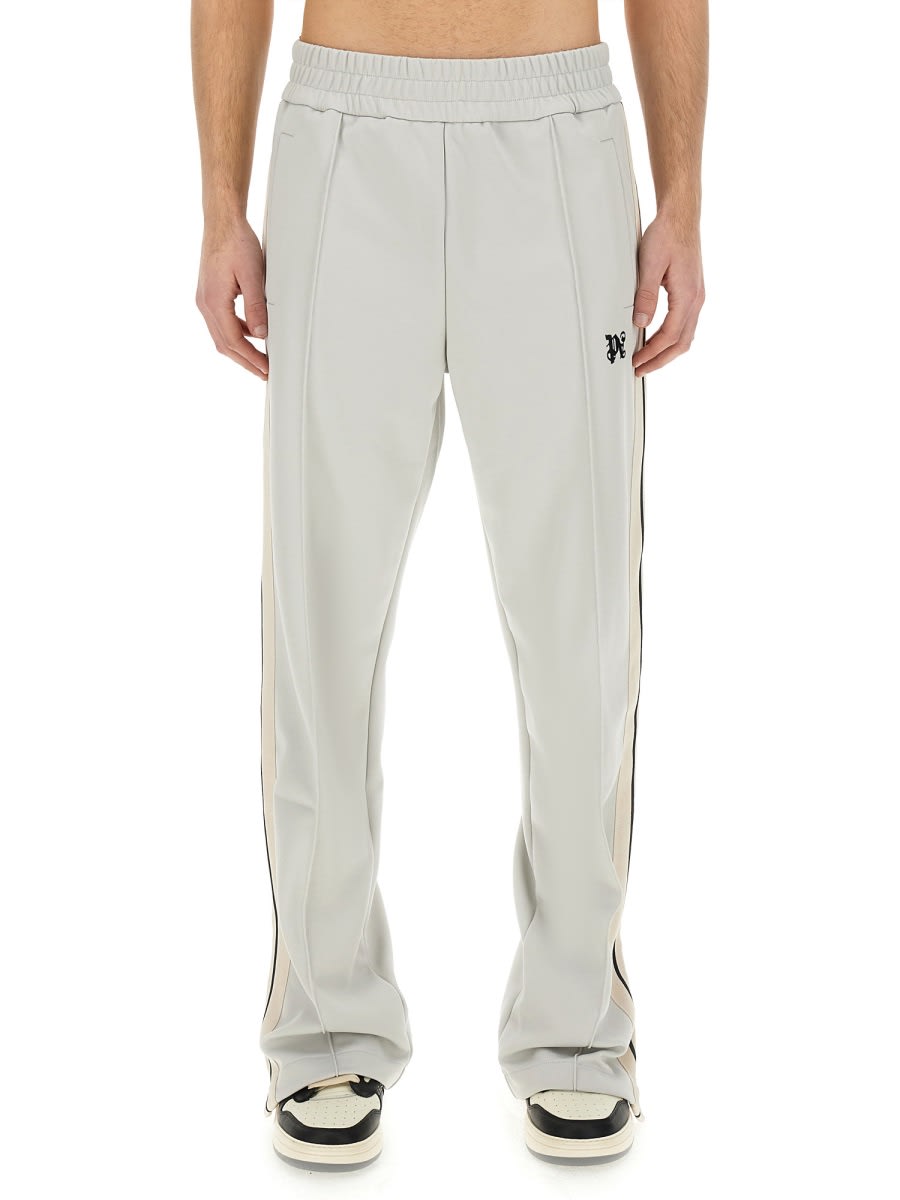 Palm Angels Jogging Trousers In Grey