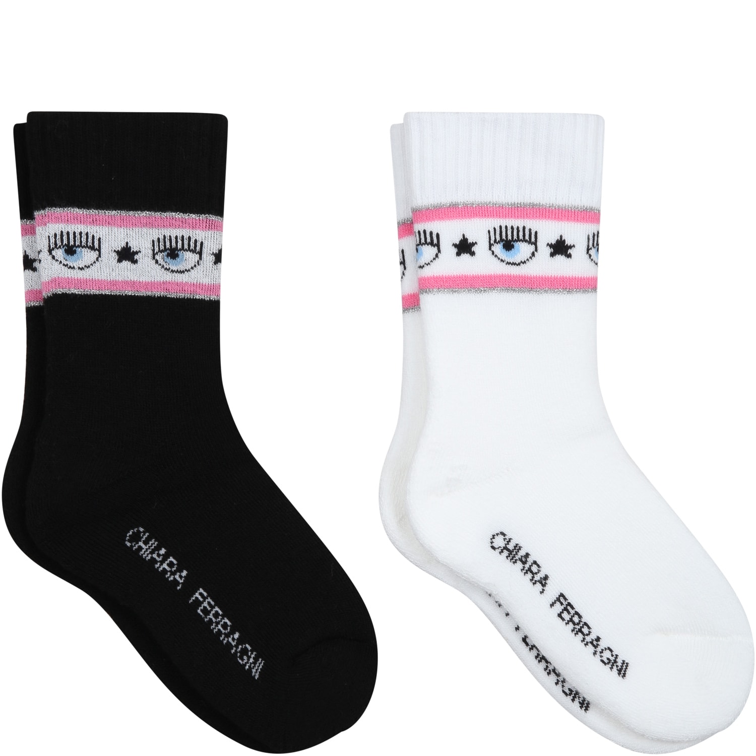 Chiara Ferragni Multicolor Set For Girl With Iconic Eyes