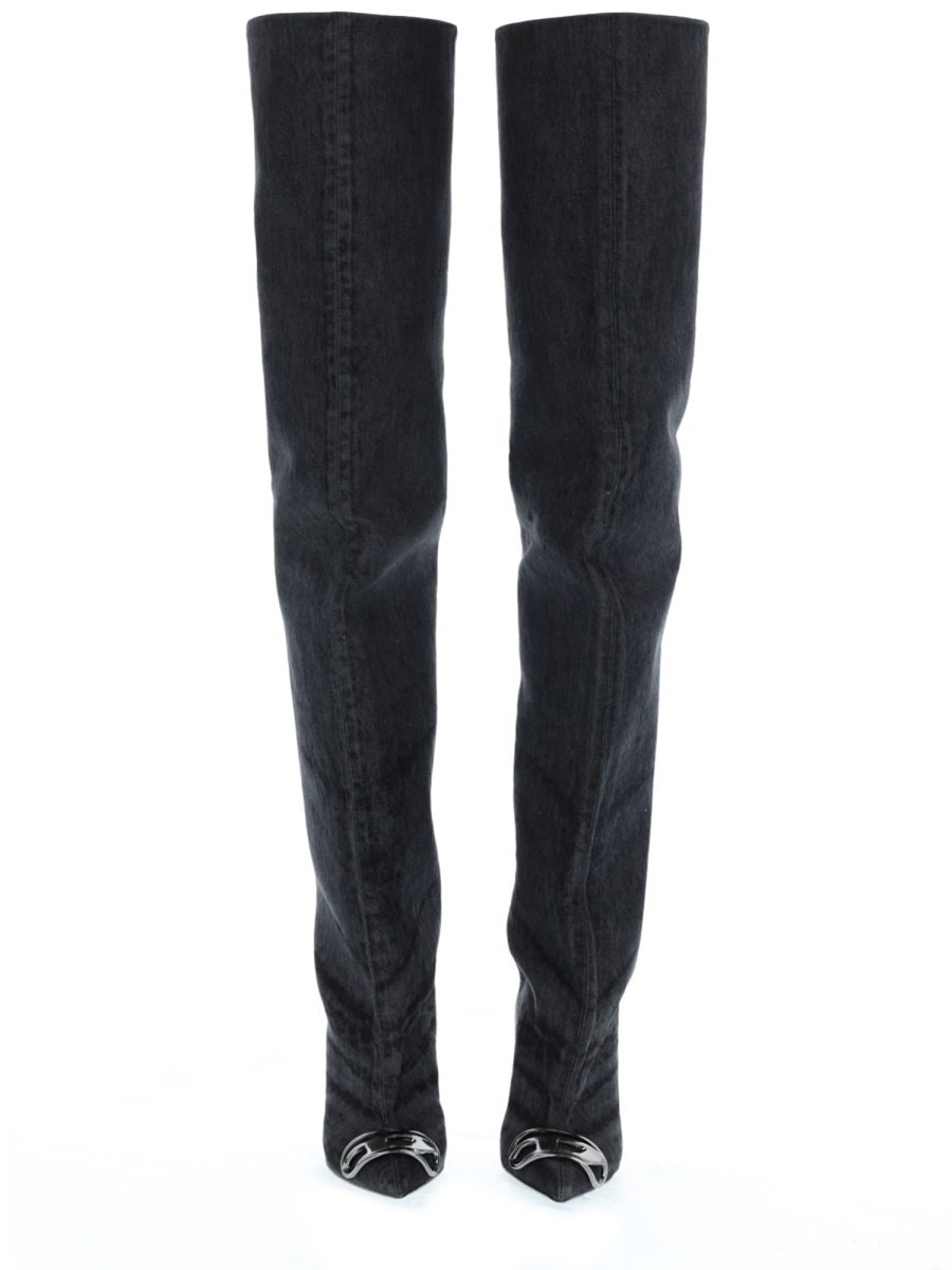 Diesel Boot D-venus 90 In Black