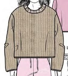 Msgm Kids' Beige Sweater For Girl With Logo