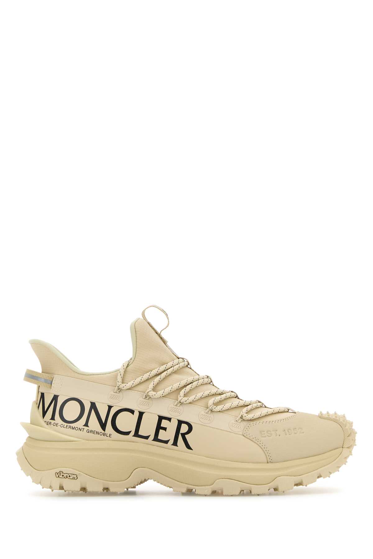 Shop Moncler Beige Fabric And Rubber Trailgrip Lite2 Sneakers In Multicolour