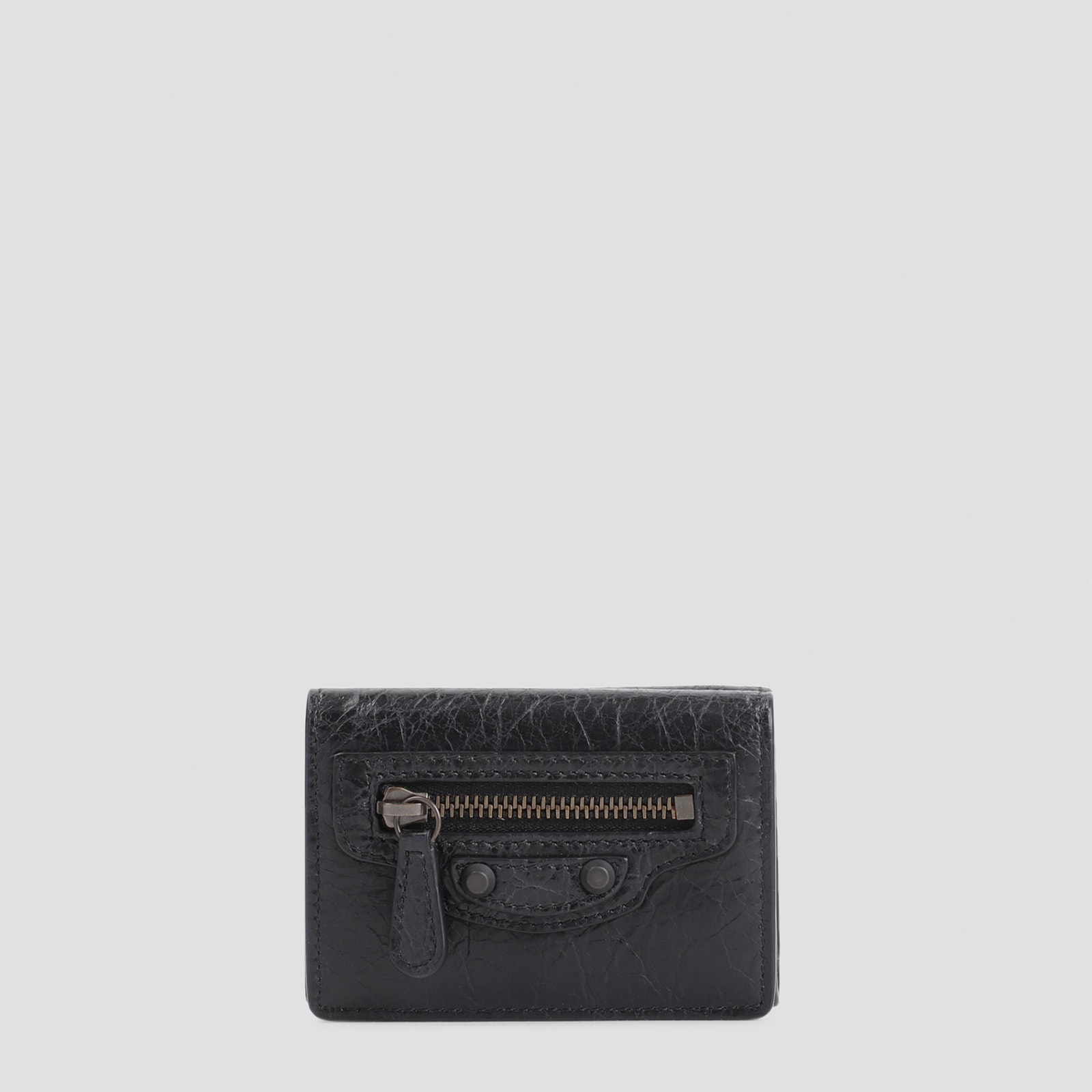 Shop Balenciaga Le City Mini Wallet In Black