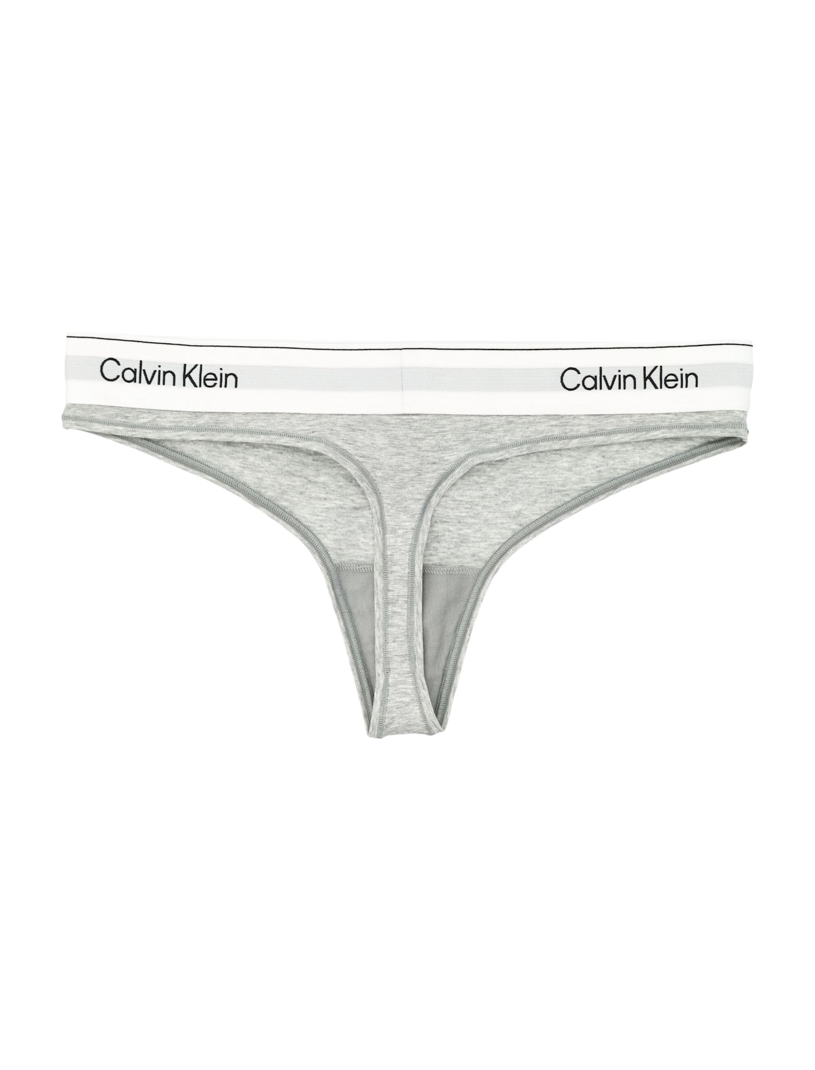 Calvin Klein Icon Cotton Modal Thong In Gray