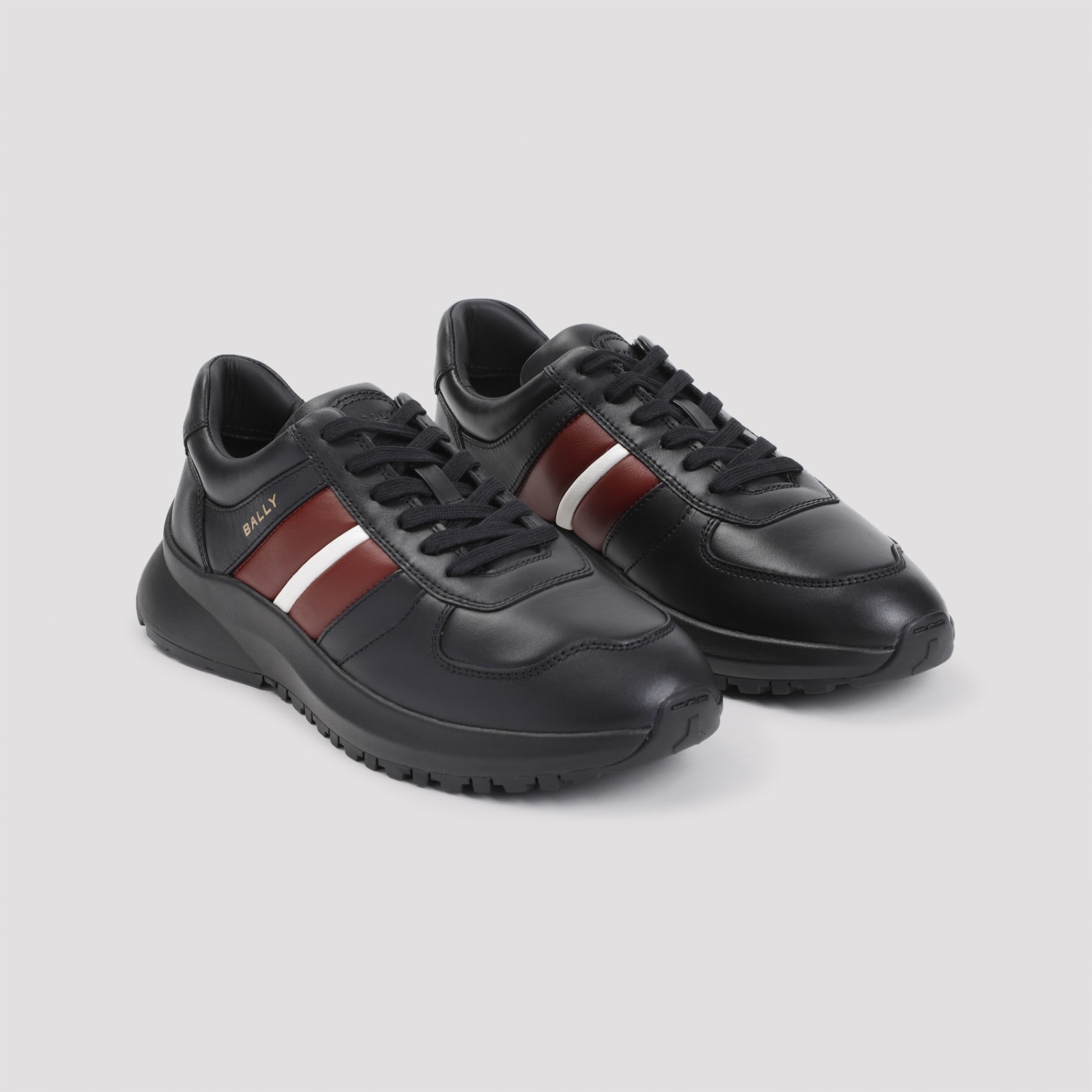 Bally Darsyl Sneakers In Black B.red Black