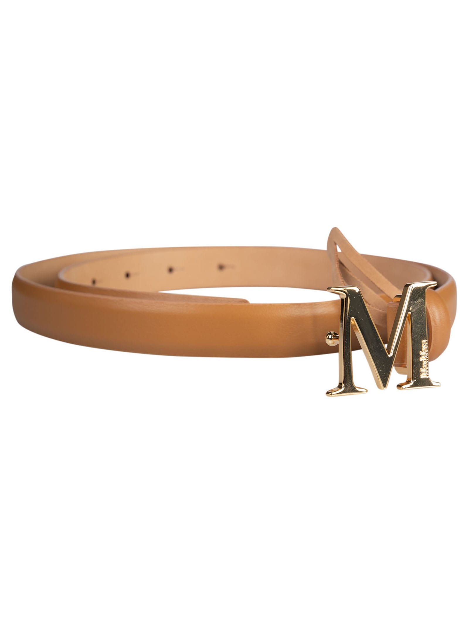 Shop Max Mara M Buckled Belt In Sella