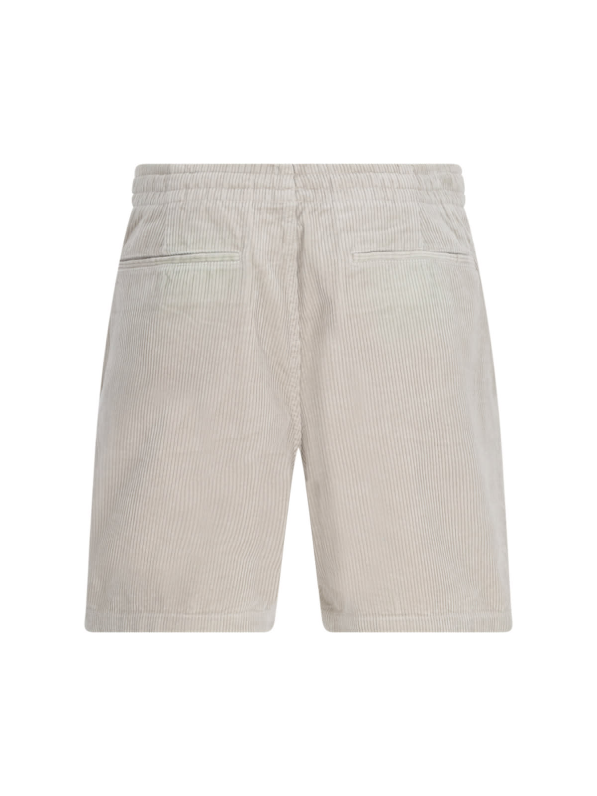 Shop Polo Ralph Lauren Ribbed Shorts In Beige