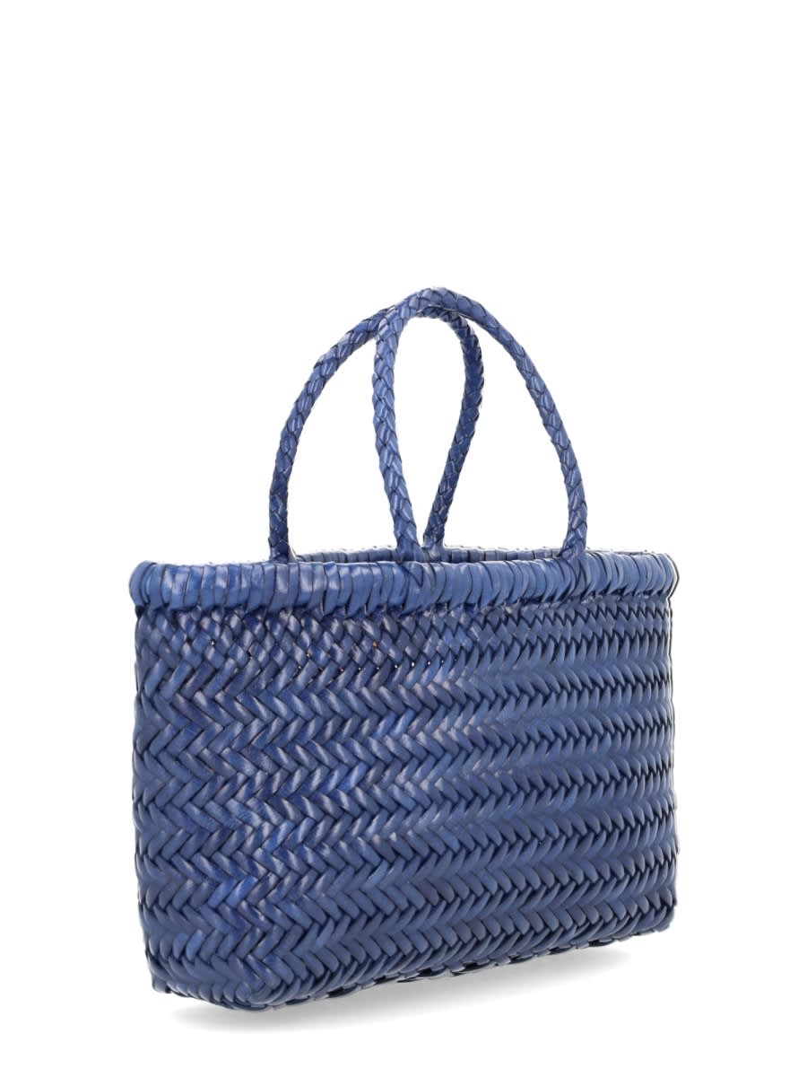 Dragon Diffusion Woven Tote Bag Top Handles In Blue