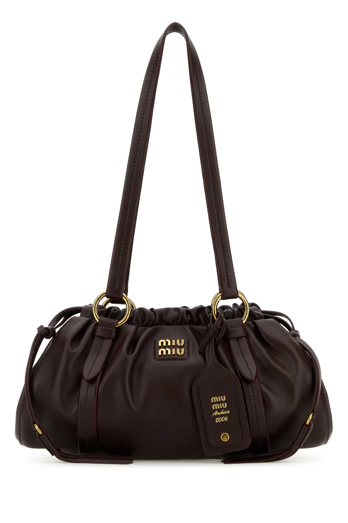 Brown Nappa Leather Joie Shopping Bag