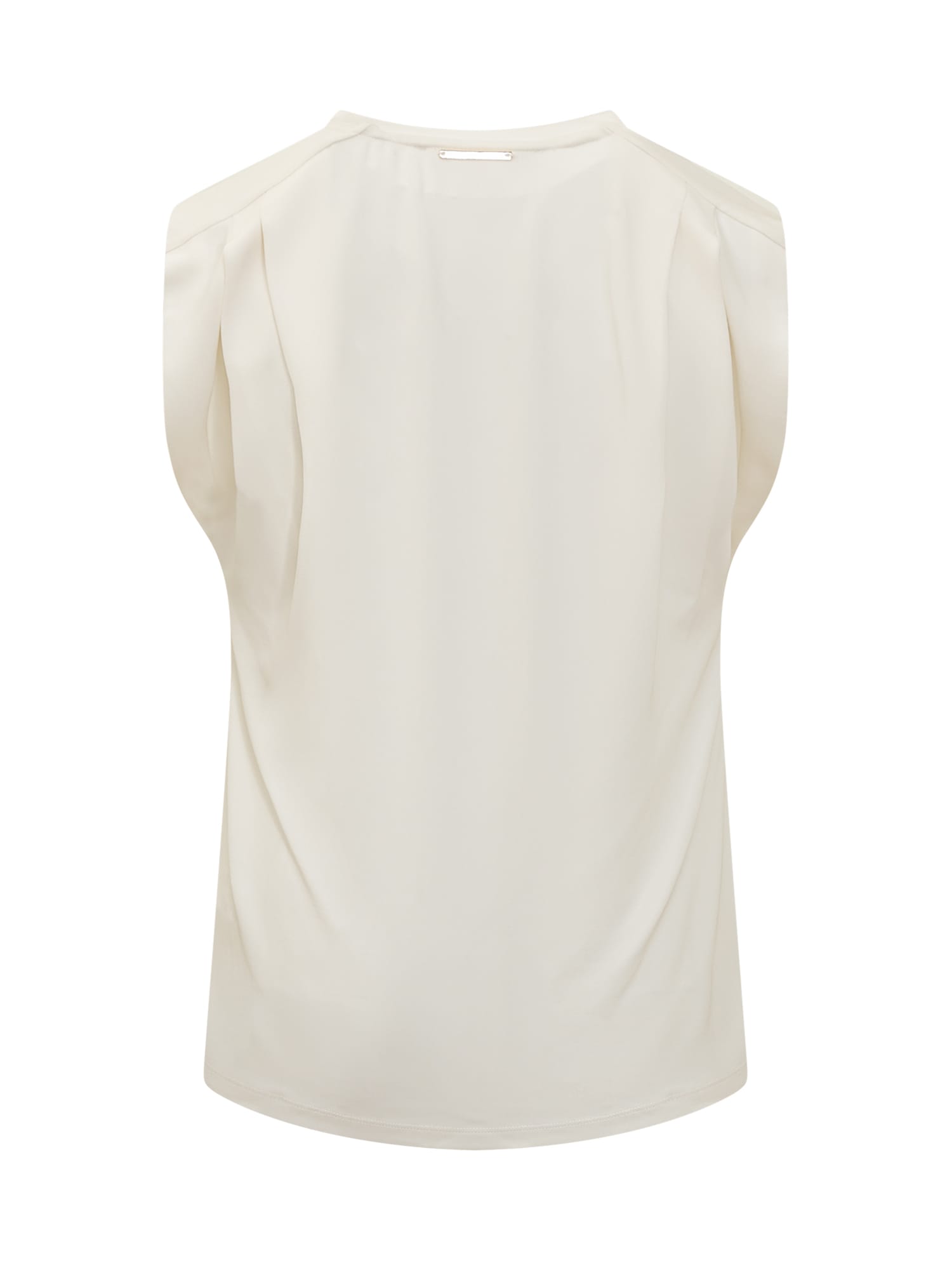 Michael Michael Kors Sleeveless T-shirt In White