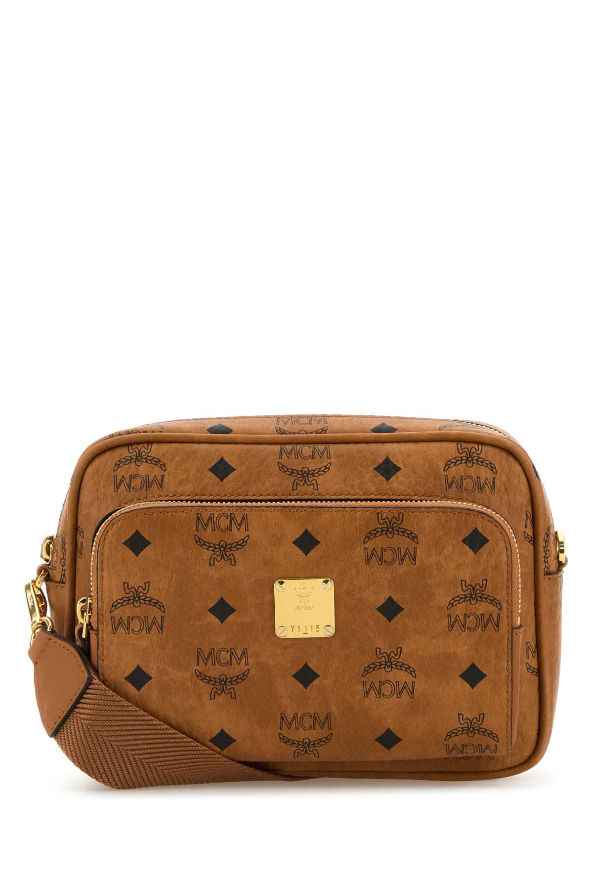 Printed Canvas Aren Crossbody Bag