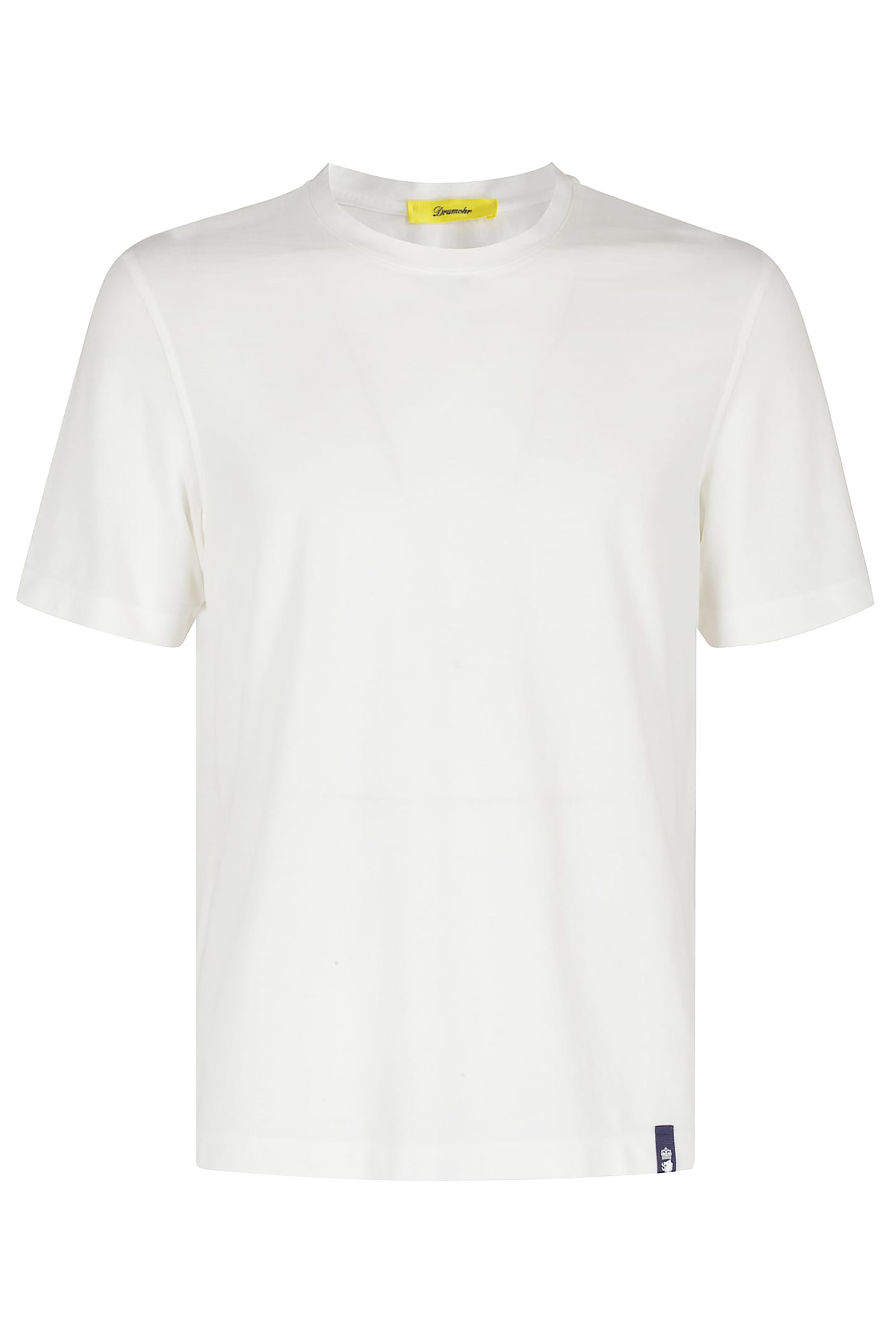 Drumohr Tshirt Mm Ice Cotton In White