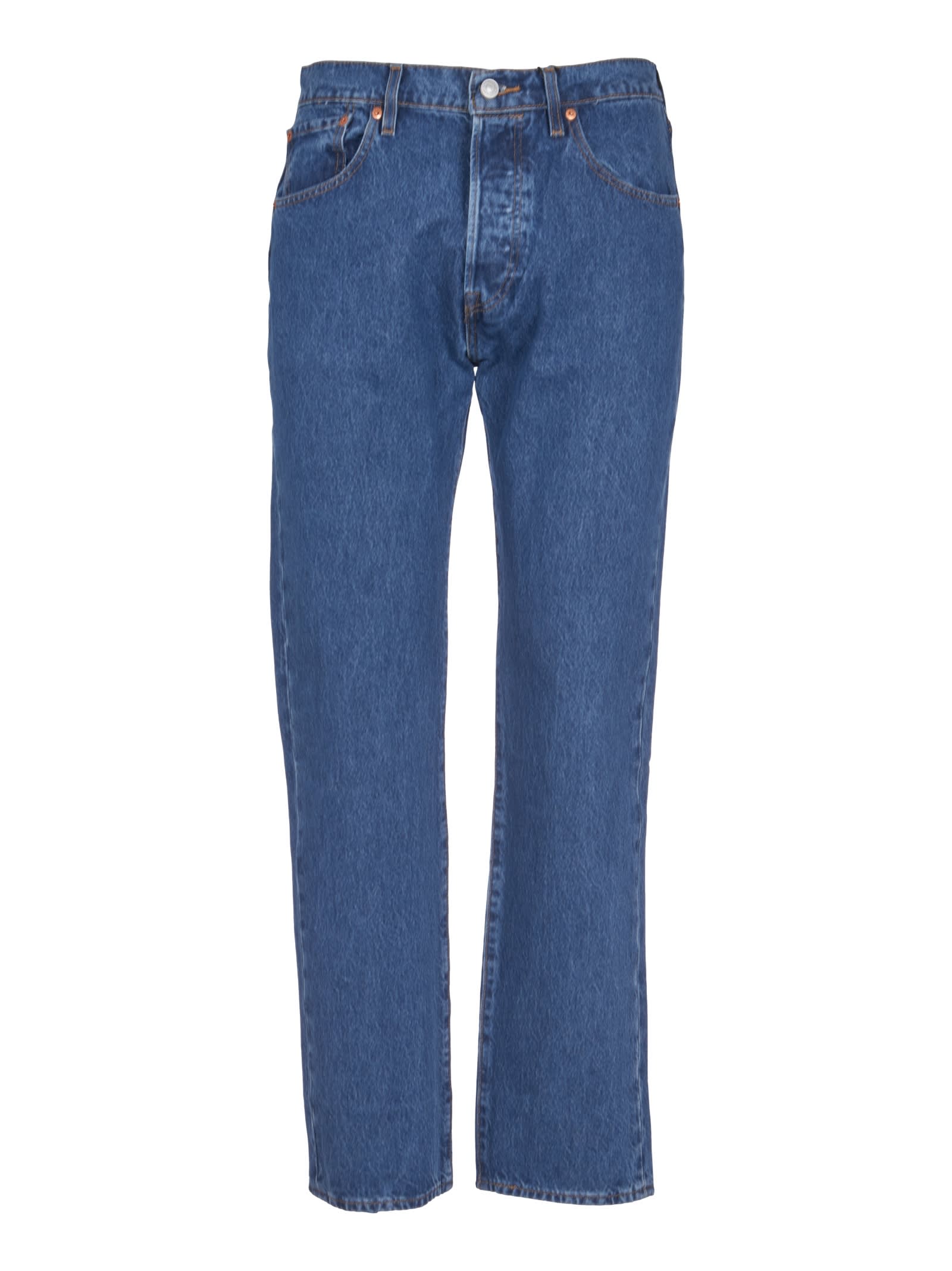 Buttoned Fitted Jeans
