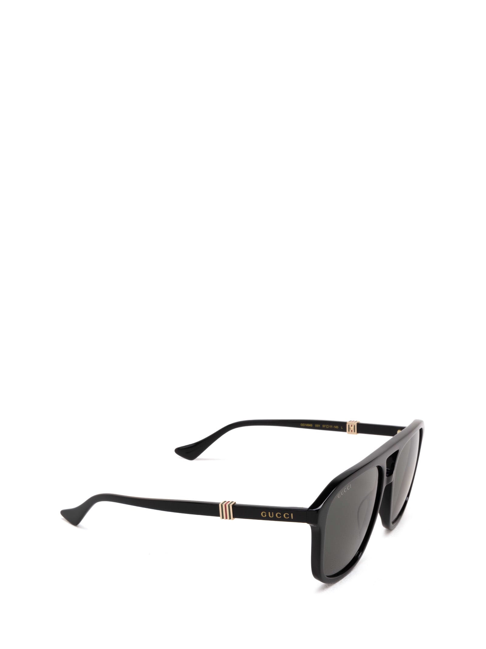 Shop Gucci Gg1494s Black Sunglasses