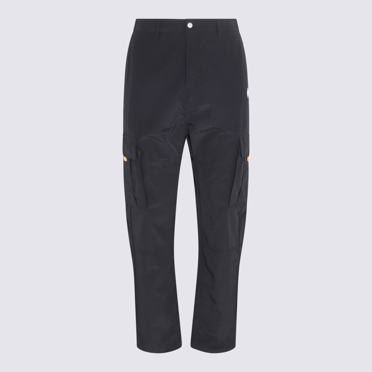 Shop Marcelo Burlon County Of Milan Black Cargo Trousers