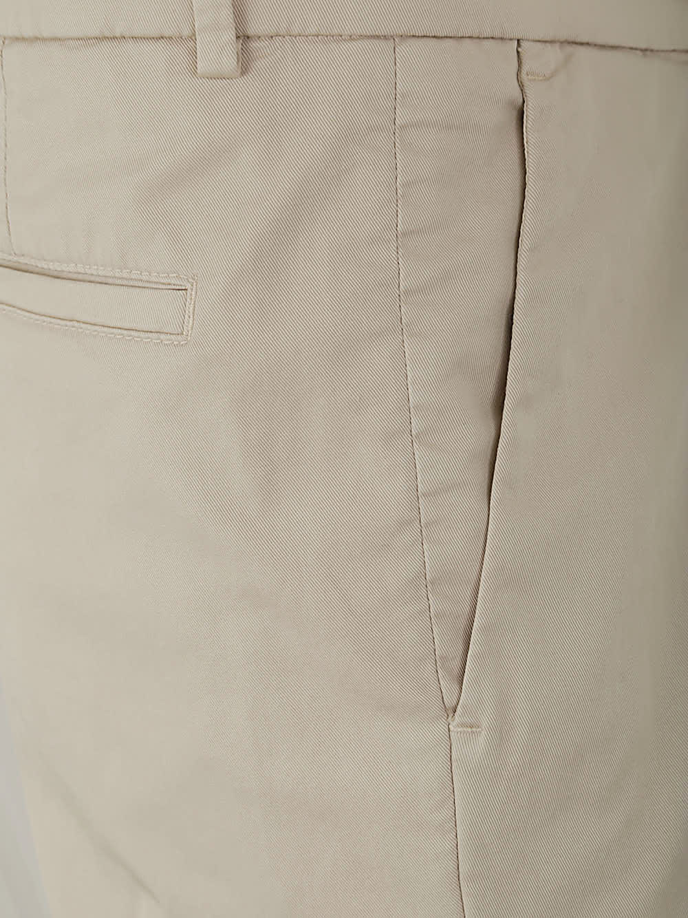 Shop Brunello Cucinelli Dyed Pants In Linen Seed