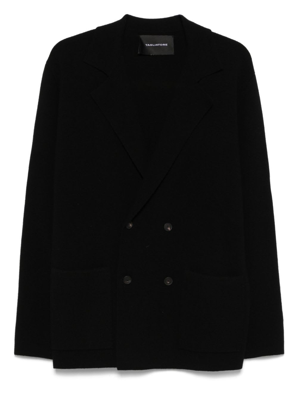 Tagliatore Double-breasted Blazer In Black