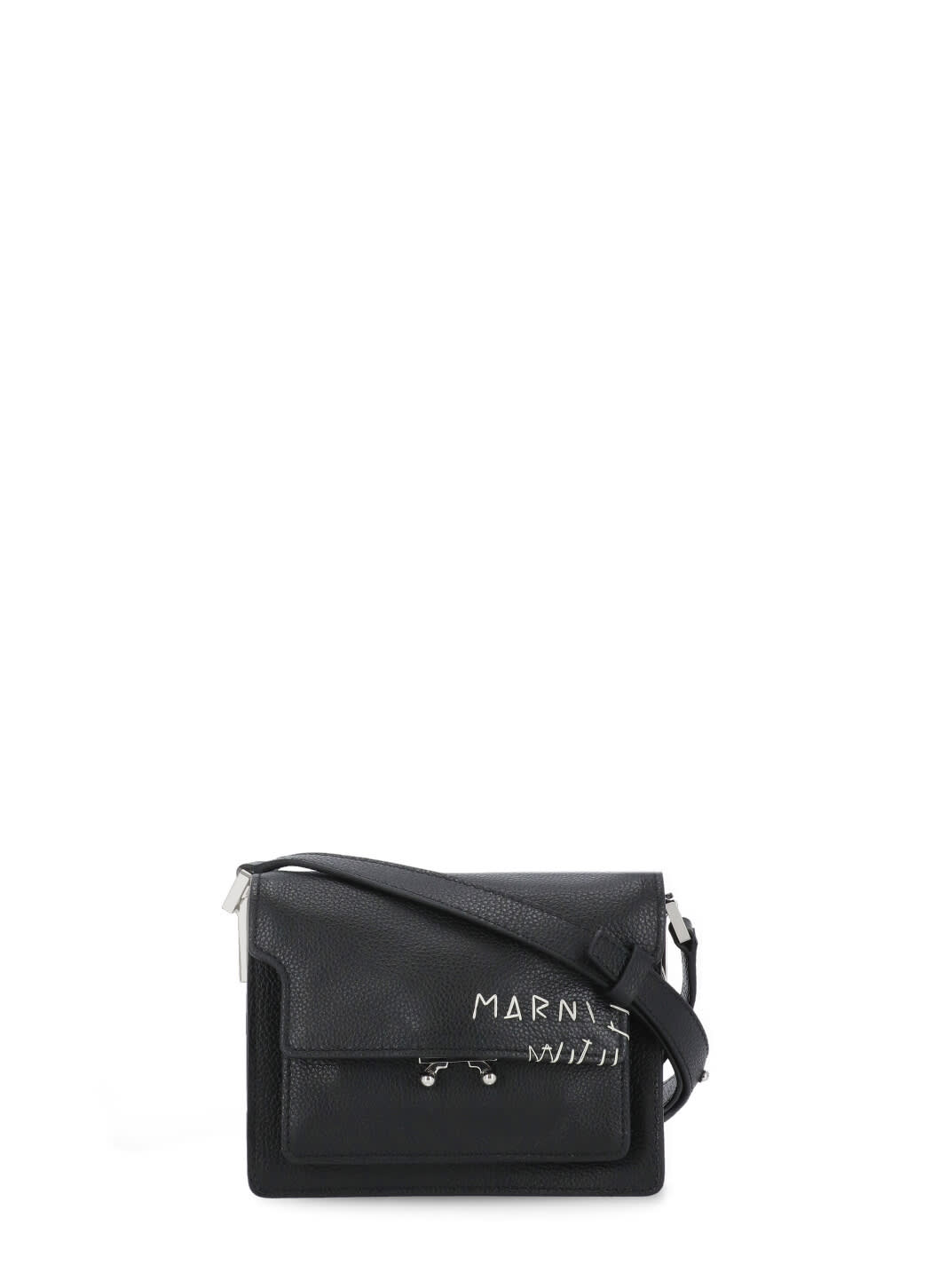 Shop Marni Bag With Logo In Black
