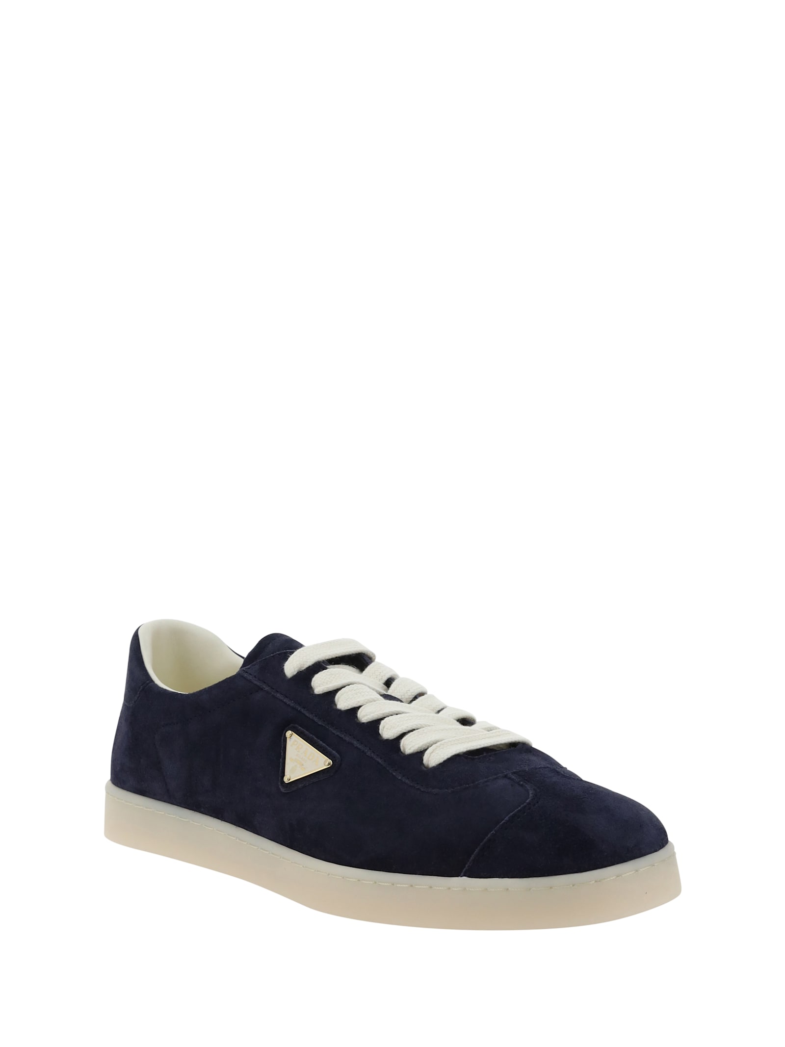 Shop Prada Sneakers In Bleu