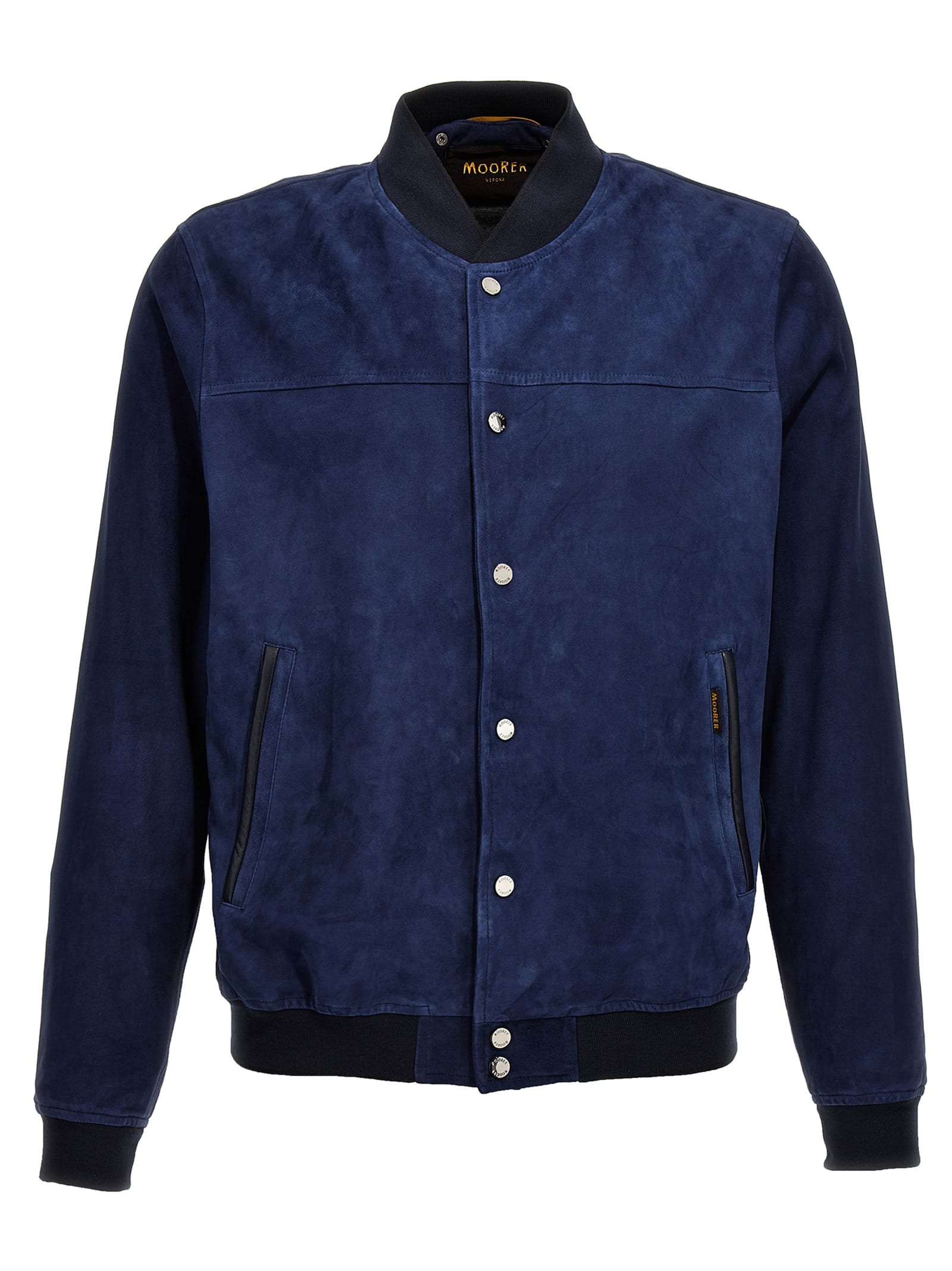 Shop Moorer Darren-ur Jacket In Blue