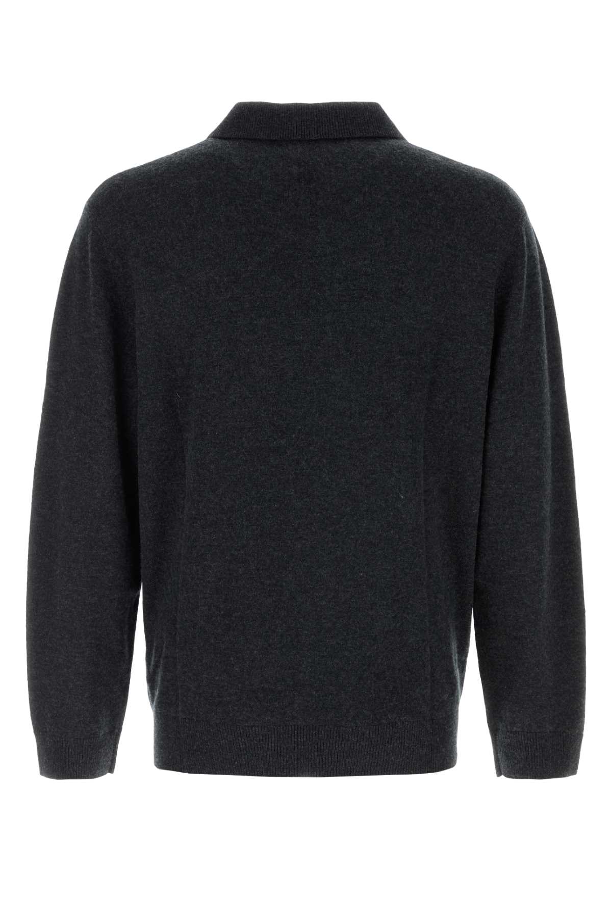 Shop Le Kasha Midnight Blue Cashmere Gibson Sweater