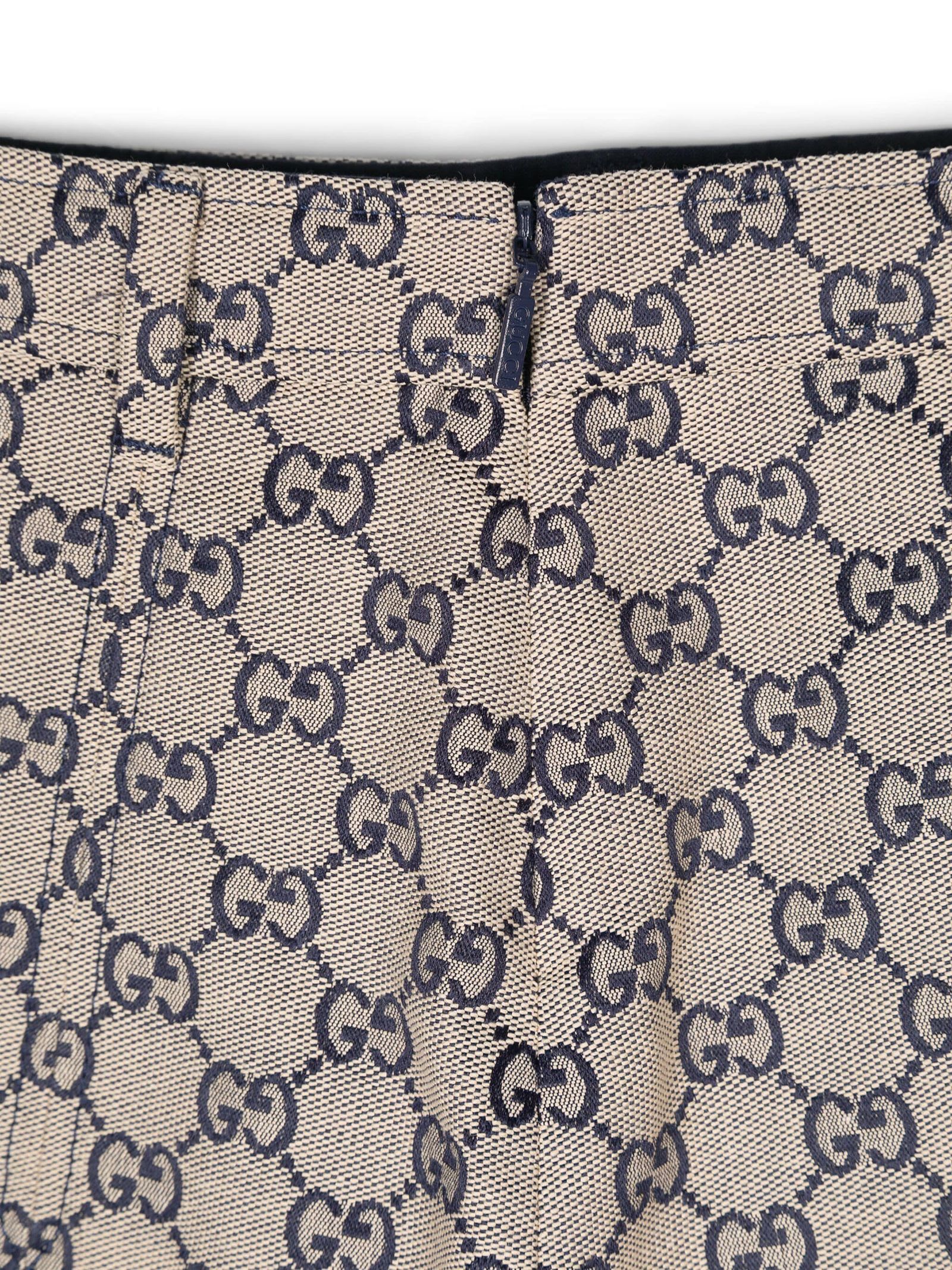 Shop Gucci Kids Skirts Beige